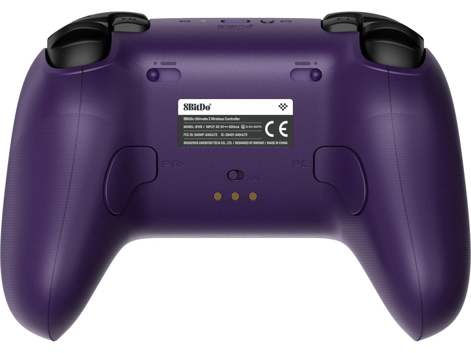 8BitDo Ultimate 2 trådløs 2.4G lilla Tilbehør