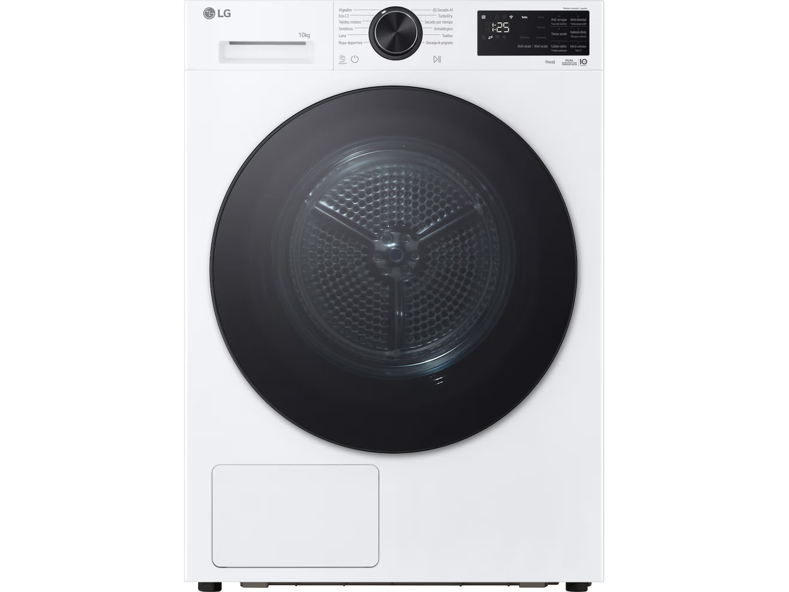 LG RHX5010TLB Tørketrommel 10kg (hvit) Tørketrommel