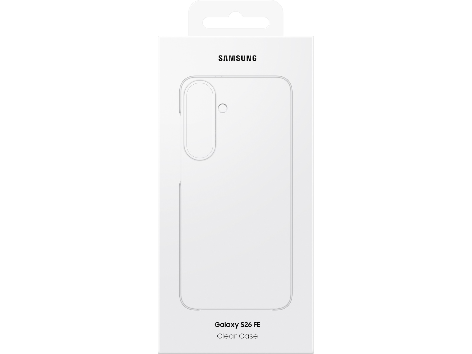 Samsung Galaxy S26 FE Clear Case (gjennomsiktig) Deksel til mobiltelefon