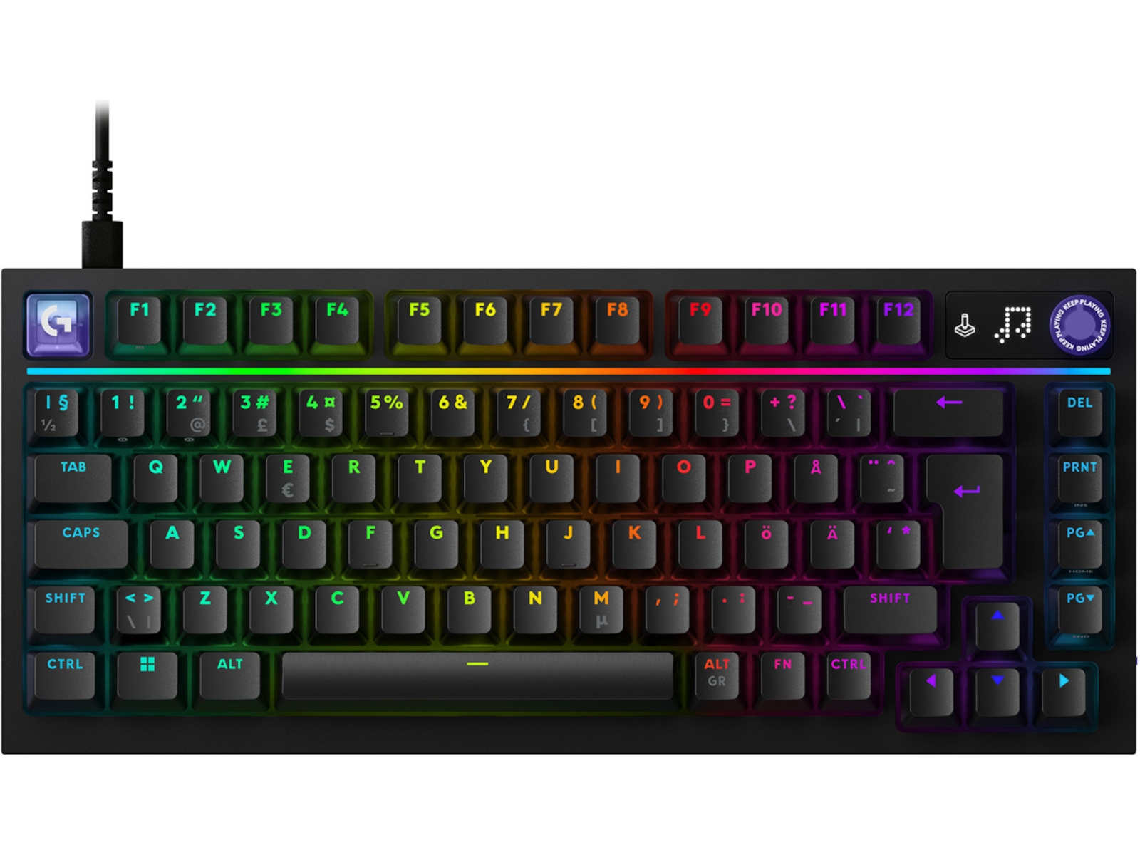 Logitech G316 X 75-spilltastatur Gamingtastatur
