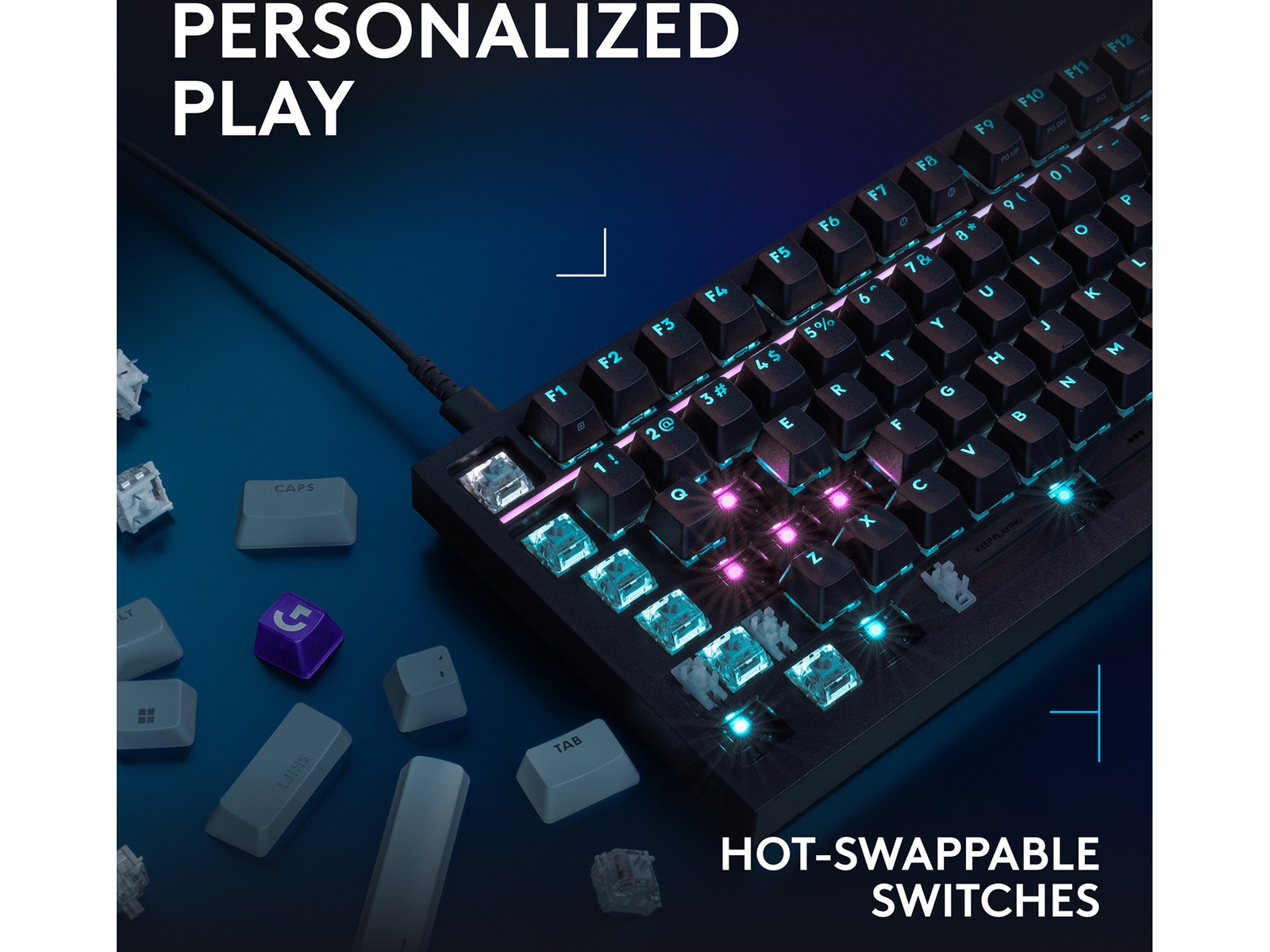 Logitech G316 X 75-spilltastatur Gamingtastatur