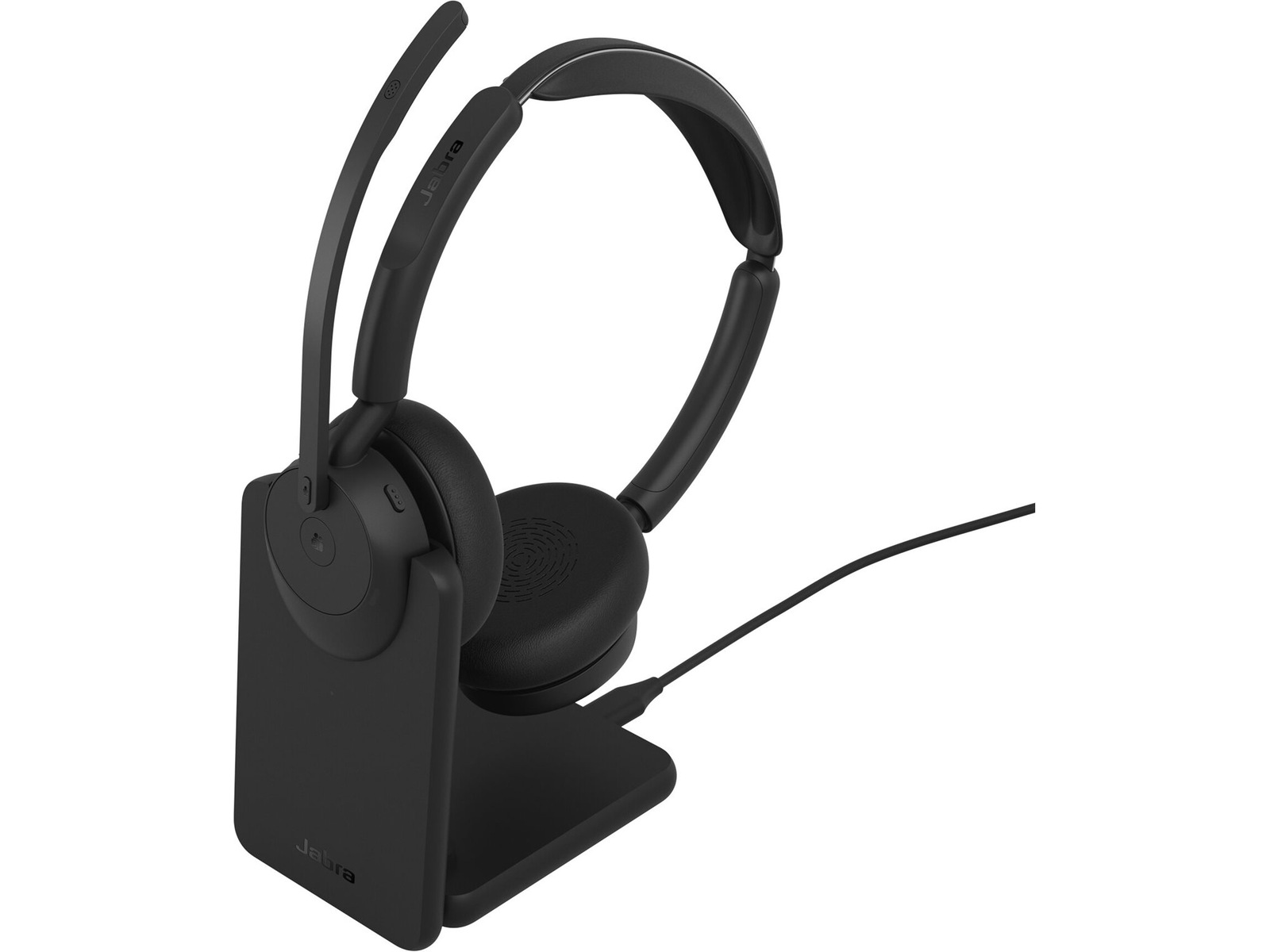 Jabra Evolve3 45, Link 390a, MS, Stand Hodesett, trådløse