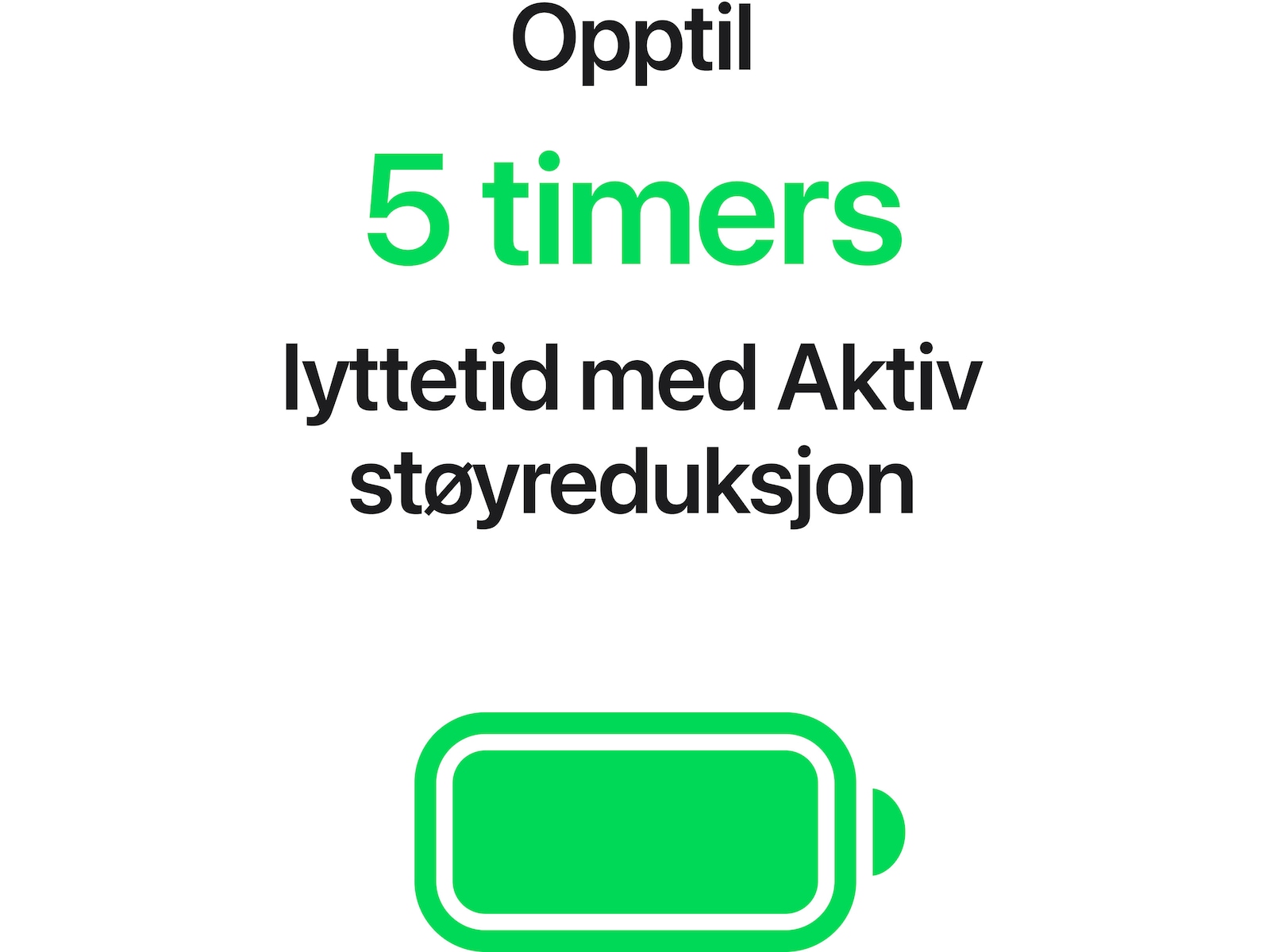 AirPods 5 med trådløst ladeetui Ørepropper
