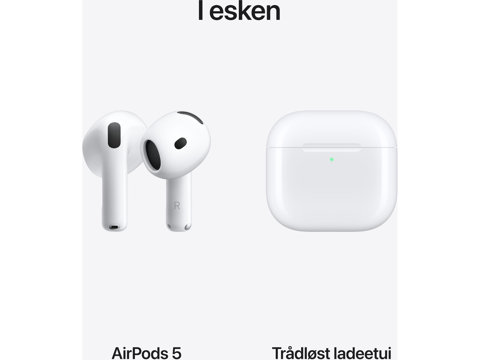 AirPods 5 med trådløst ladeetui Ørepropper