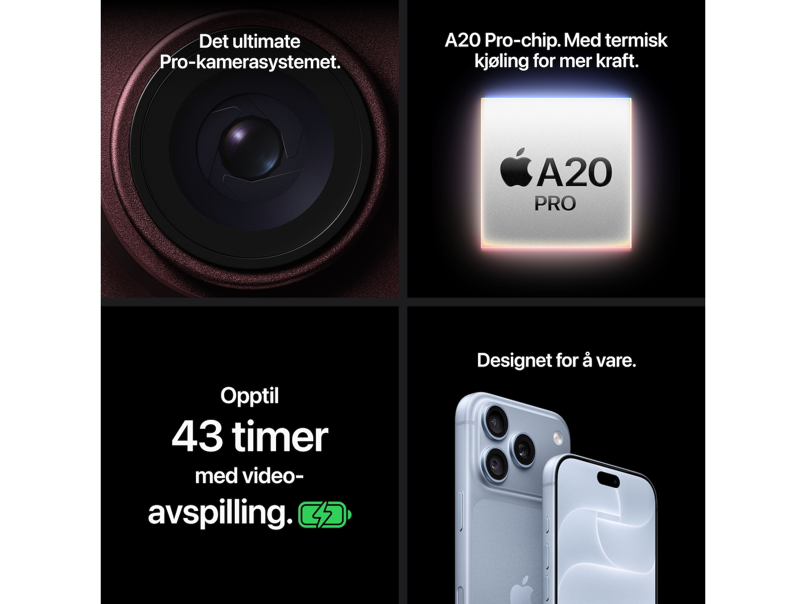 iPhone 18 Pro Max 2TB (glacier) Mobiltelefoner