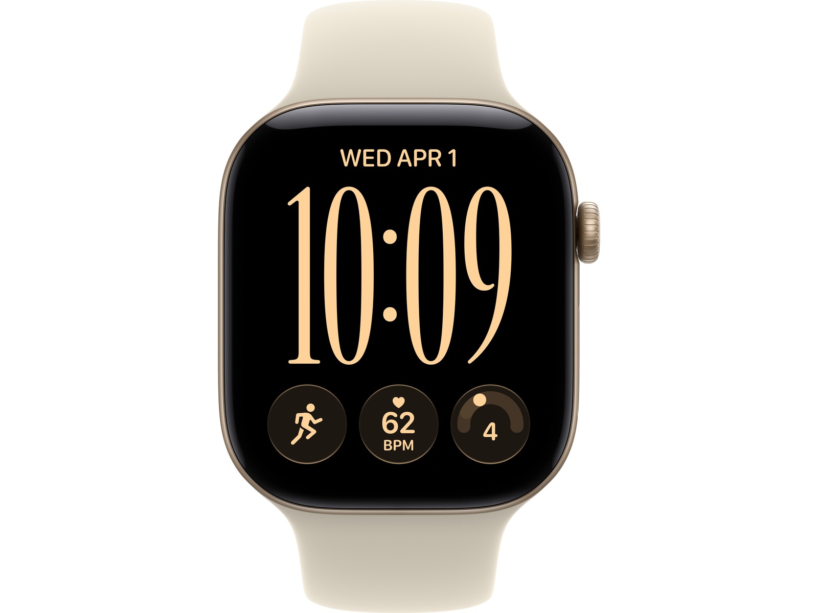 Apple Watch Series 12 GPS + LTE 46mm Aluminium (light gold) Smartklokker