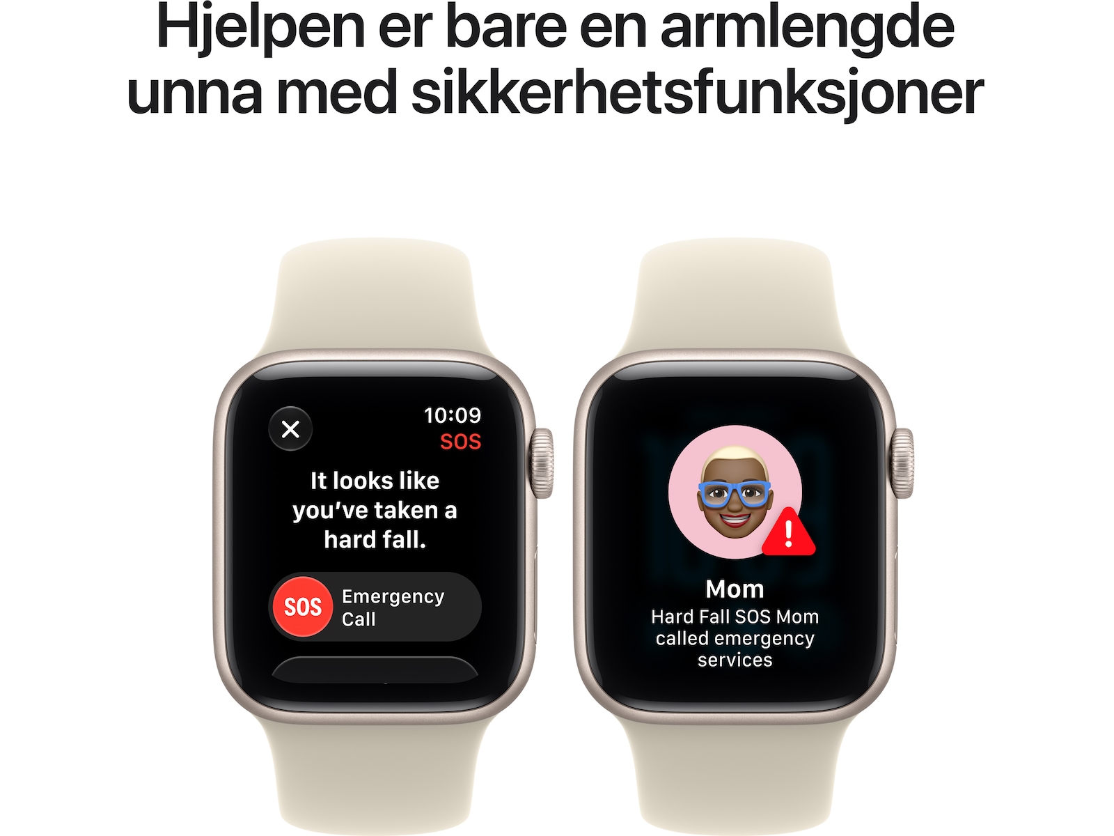 Apple Watch SE 3 GPS 40mm aluminium (starlight) Smartklokker