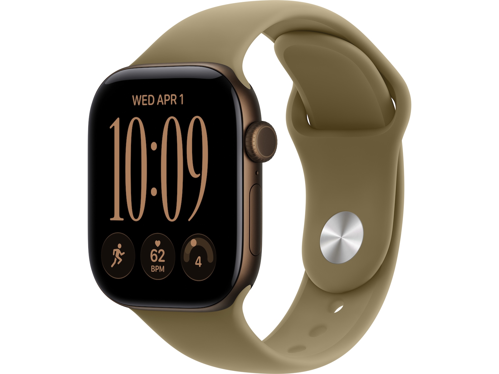 Apple Watch Series 12 GPS 42mm Aluminium (dark bronze) Smartklokker