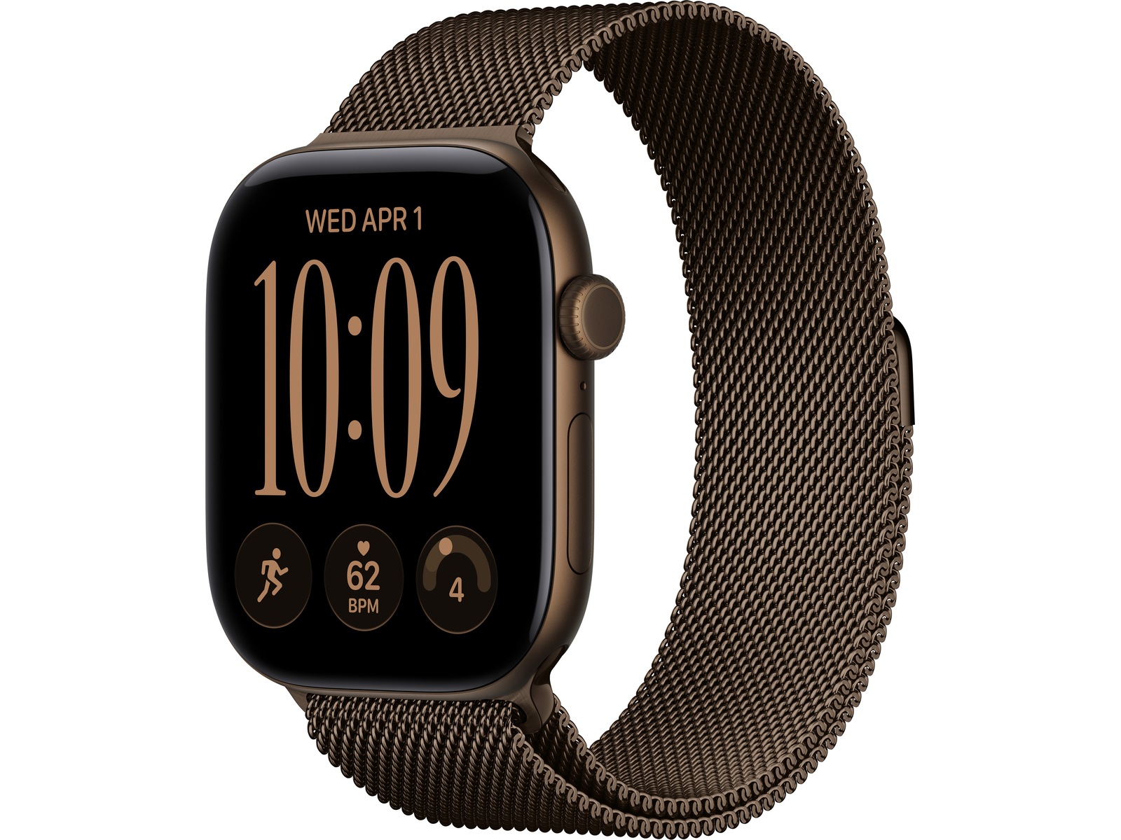 Apple Watch Series 12 GPS 46mm Aluminium (dark bronze) Smartklokker