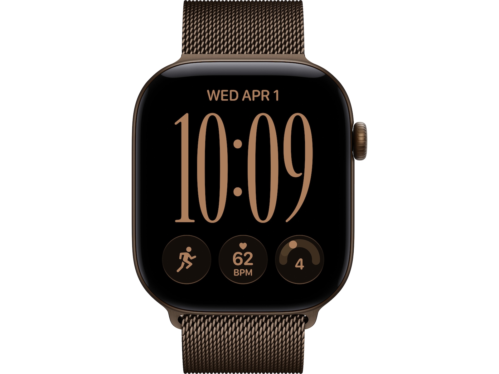 Apple Watch Series 12 GPS 46mm Aluminium (dark bronze) Smartklokker