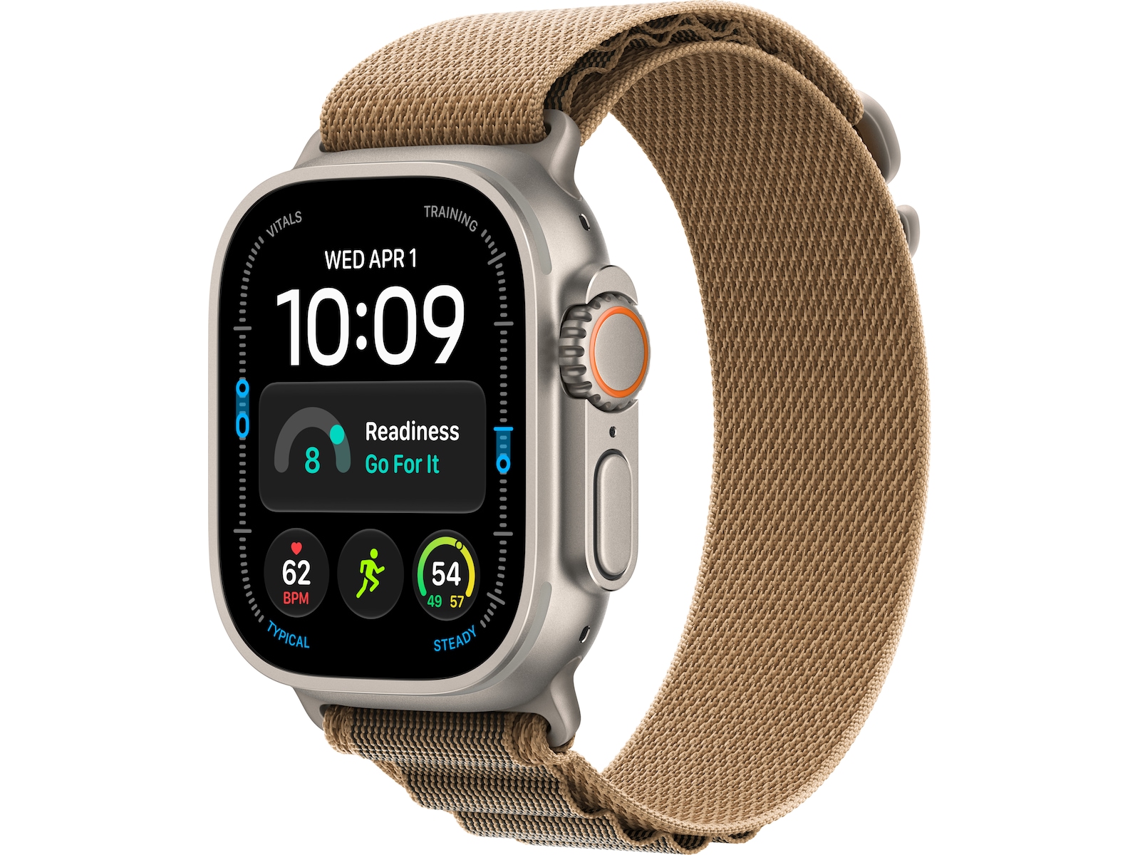 Apple Watch Ultra 4 GPS + LTE 49mm Titanium (natural) Smartklokker