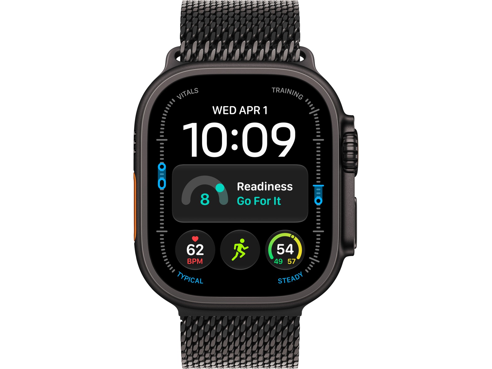 Apple Watch Ultra 4 GPS + LTE 49mm Titanium (sort) Smartklokker
