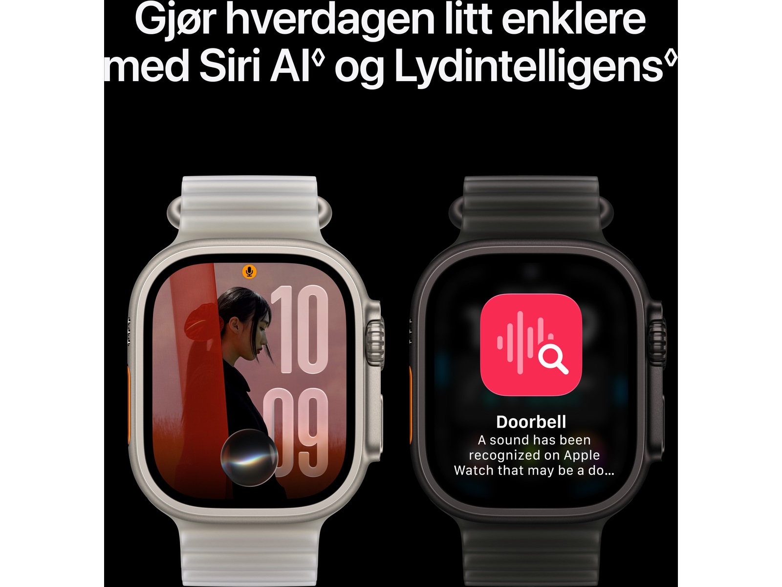 Apple Watch Ultra 4 GPS + LTE 49mm Titanium (sort) Smartklokker