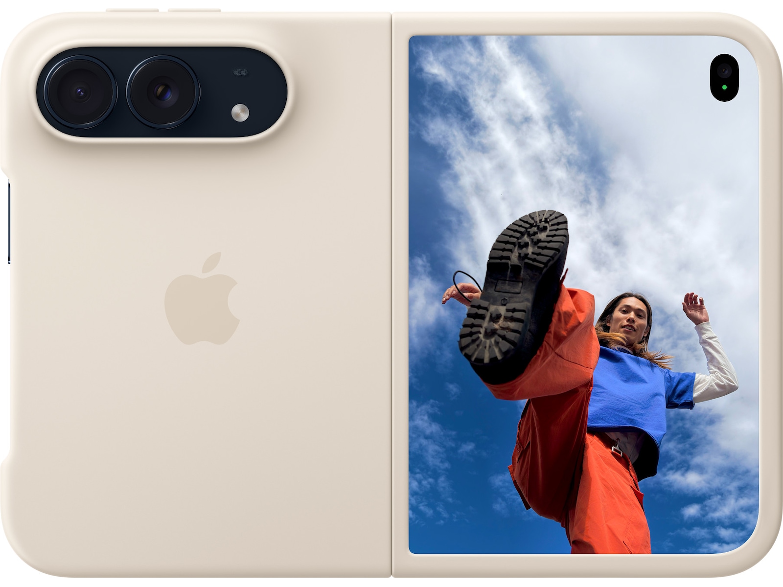 Apple iPhone Duo Case (sand) Deksel til mobiltelefon