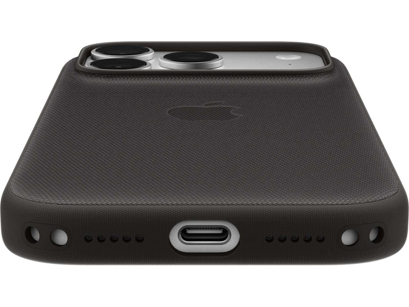 Apple iPhone 18 Pro TechWoven Case MagSafe (sort) Deksel til mobiltelefon
