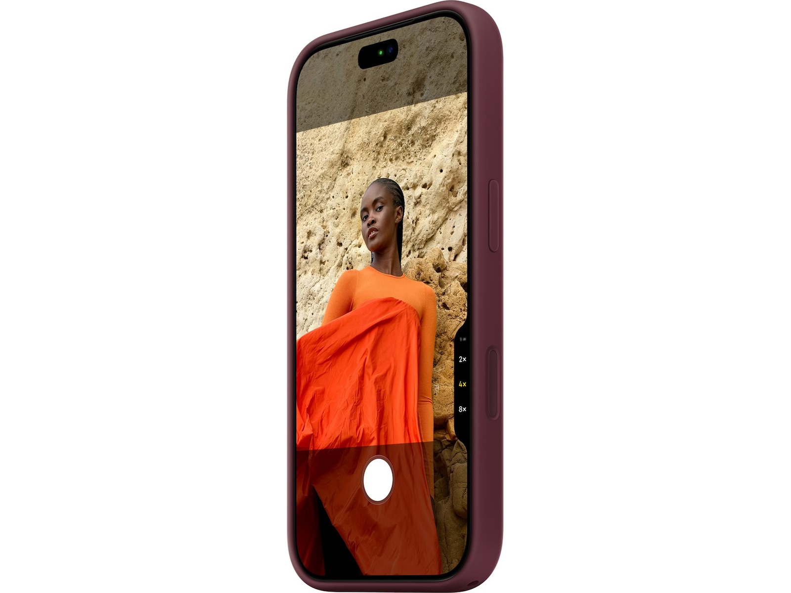 Apple iPhone 18 Pro silikondeksel (burgundy) Deksel til mobiltelefon