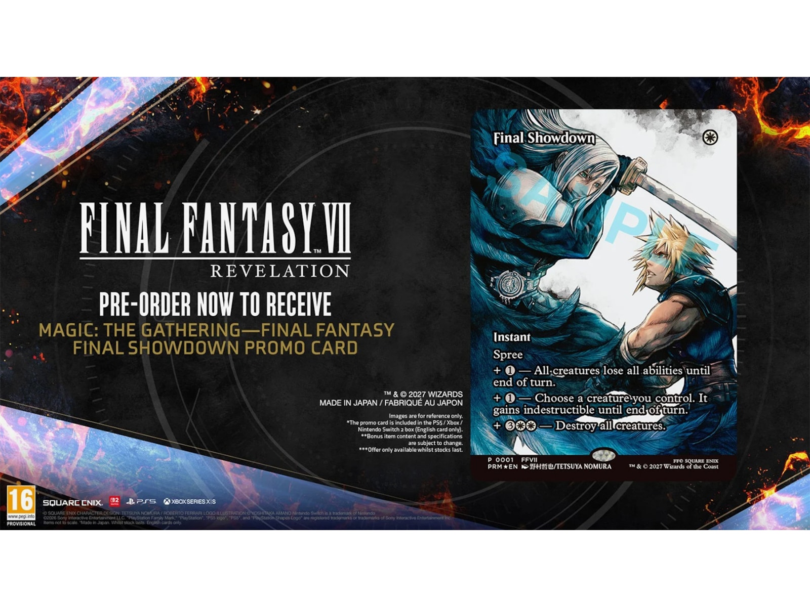 Final Fantasy VII Revelation Magic Ed Switch 2 Spill til Nintendo Switch 2