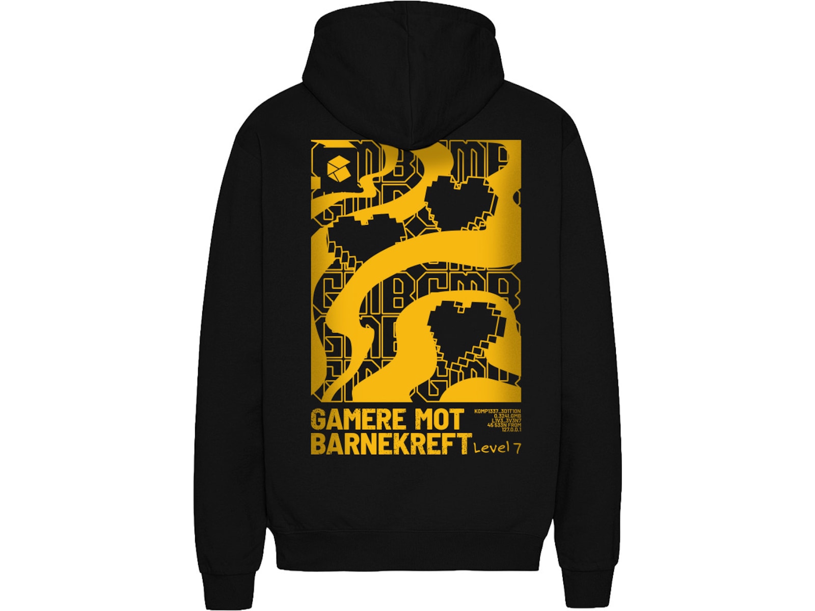 Gamere Mot Barnekreft T-skjorte & Hettegenser 3XL Merchandise