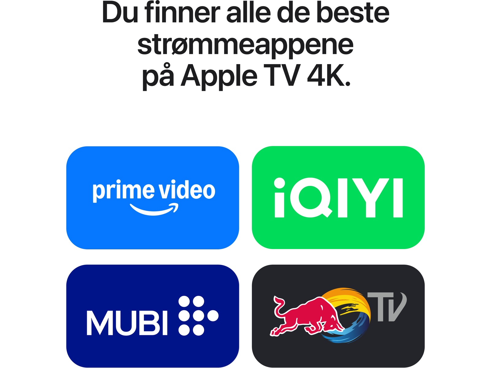 Apple TV 4K 128GB Mediaspillere