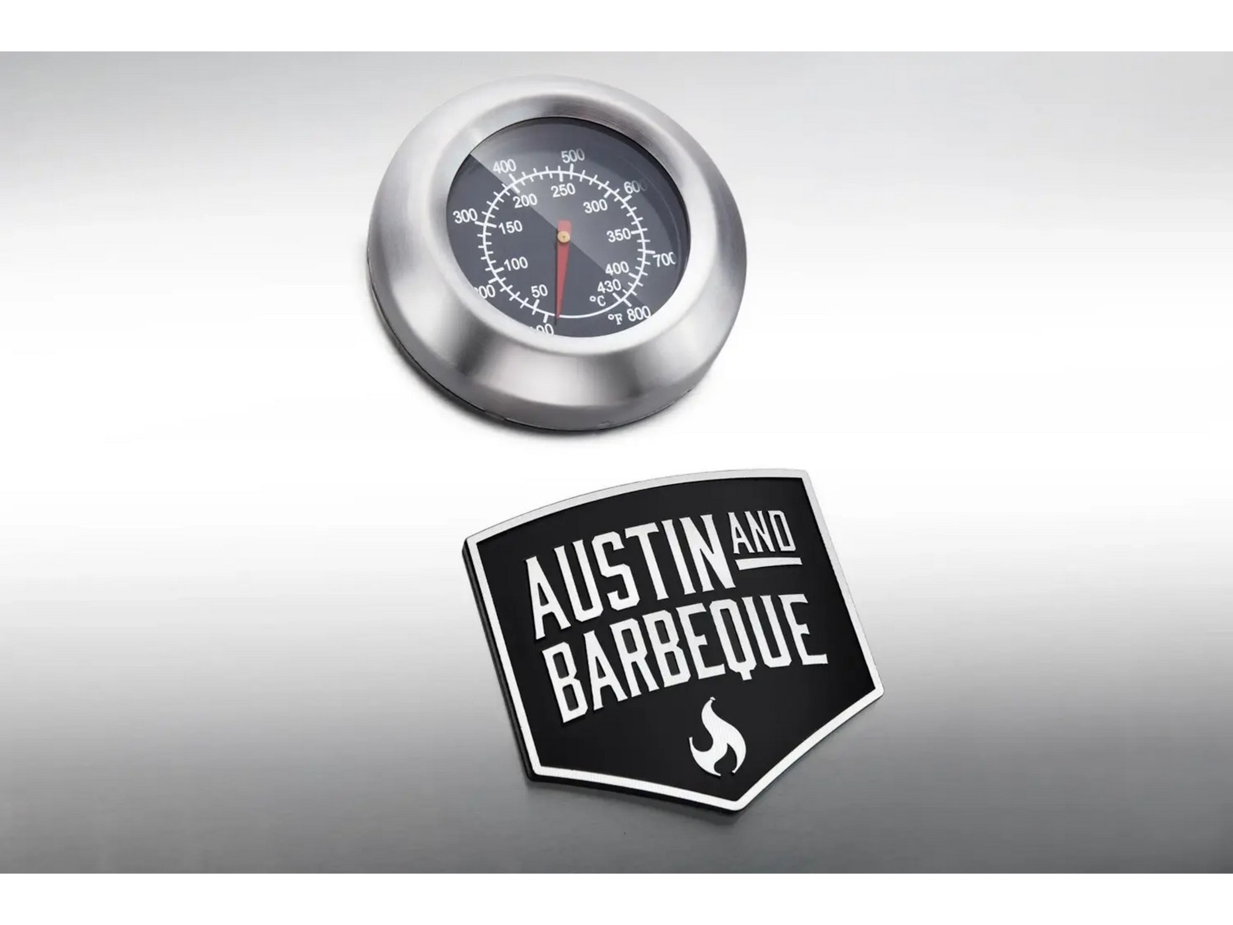 Austin and Barbeque Klassisk gassgrill med seks brennere og sidebord Grill