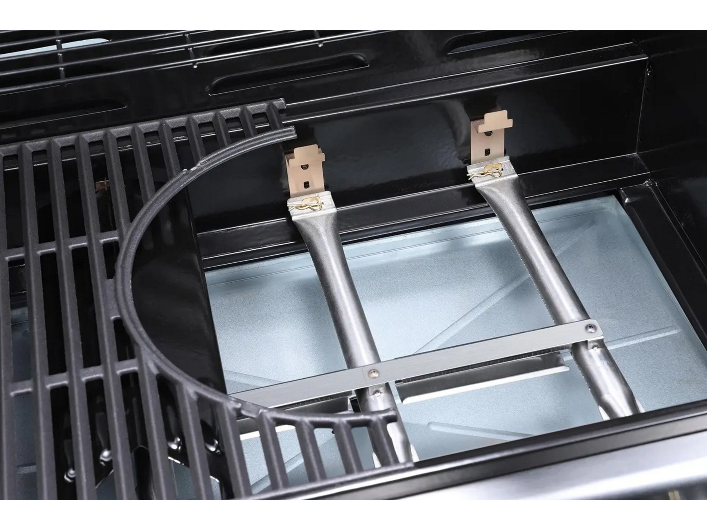 Austin and Barbeque Klassisk gassgrill med seks brennere og sidebord Grill