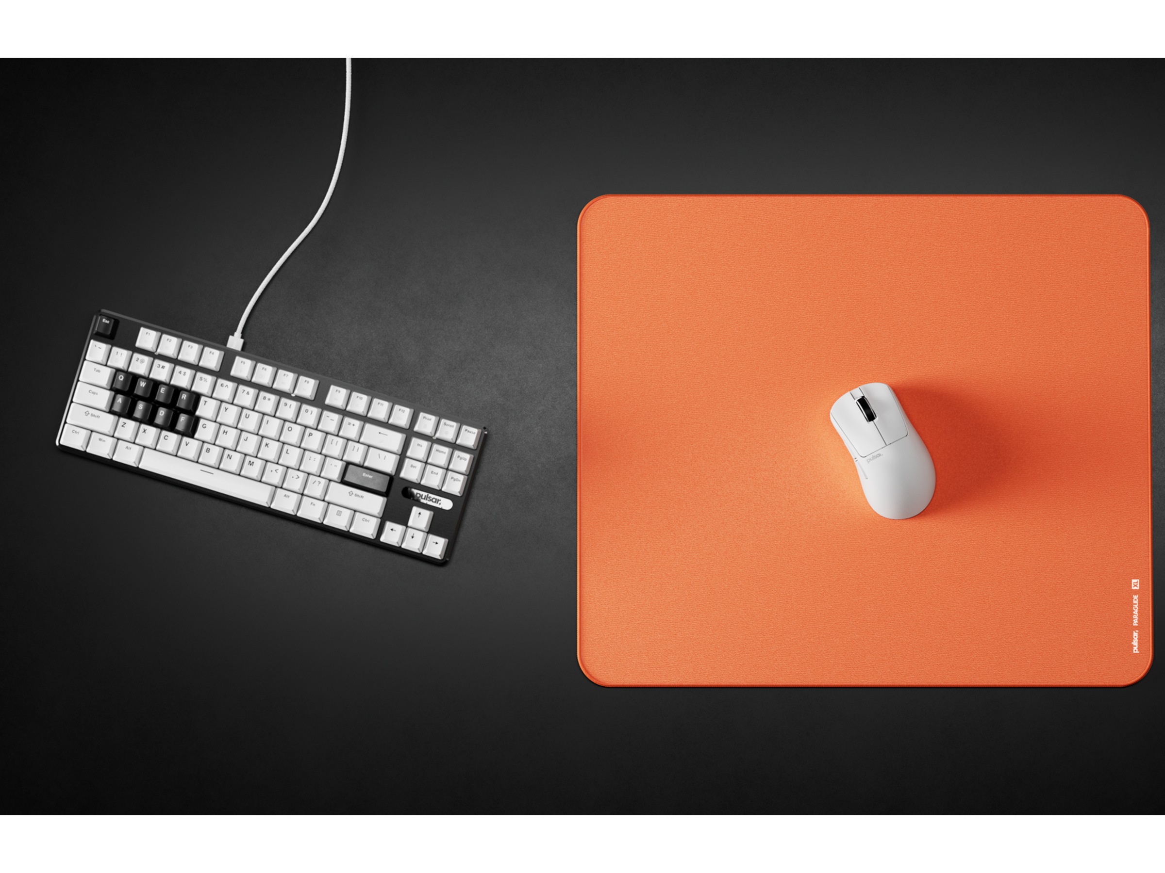 Pulsar ParaGlide Musematte XL (oransje) Gamingmusematte