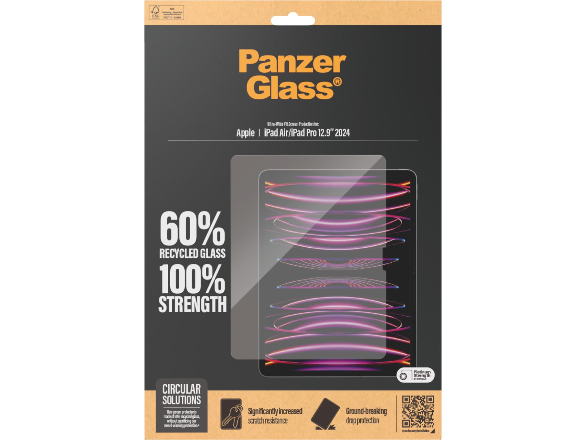 PanzerGlass iPad Pro 13" og iPad Air 13’’ Skjermbeskytter Skjermbeskyttelse nettbrett