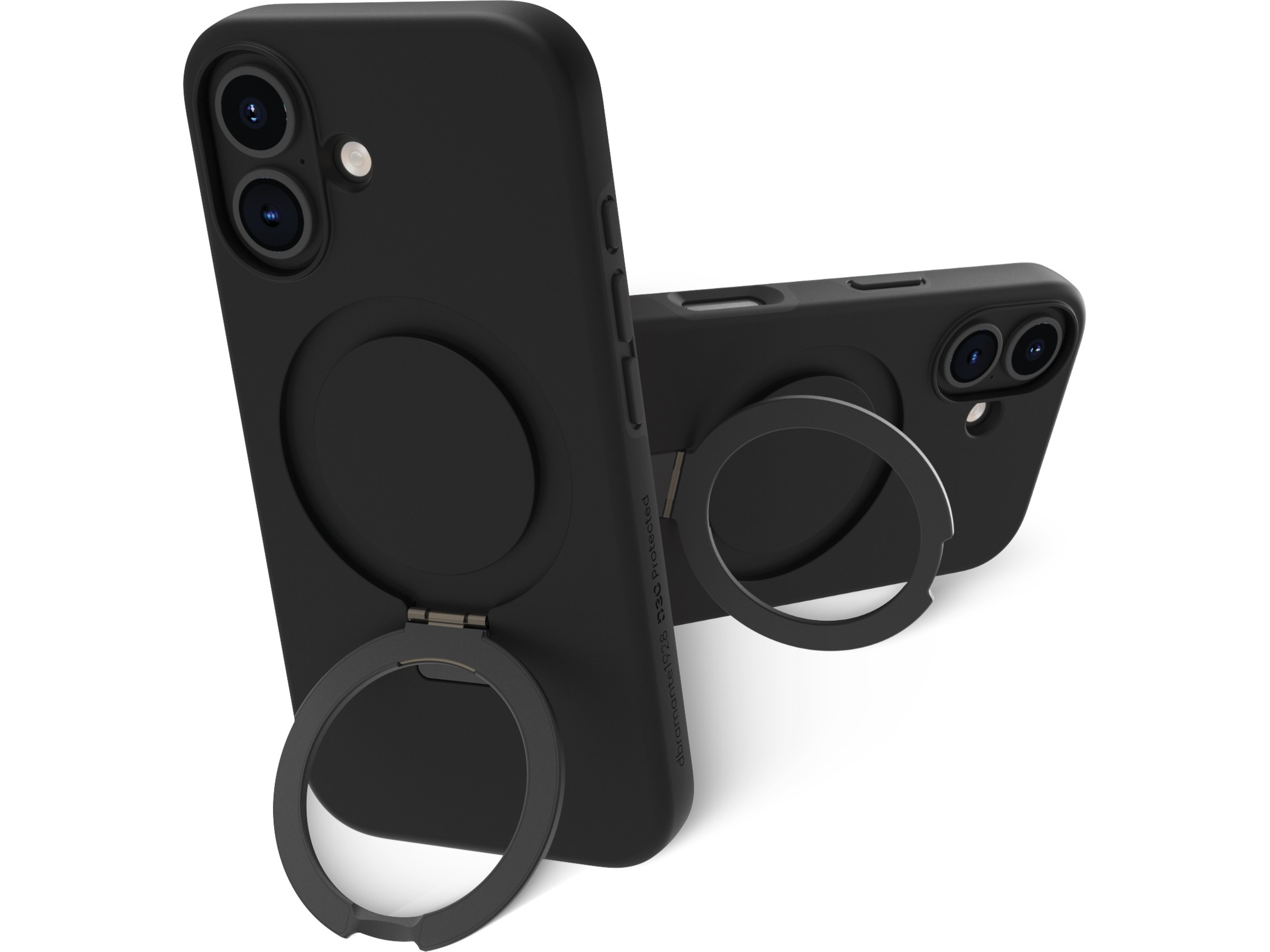 dbramante1928 iPhone 16 Plus Iceland Ultra D3O deksel (sort) Deksel til mobiltelefon