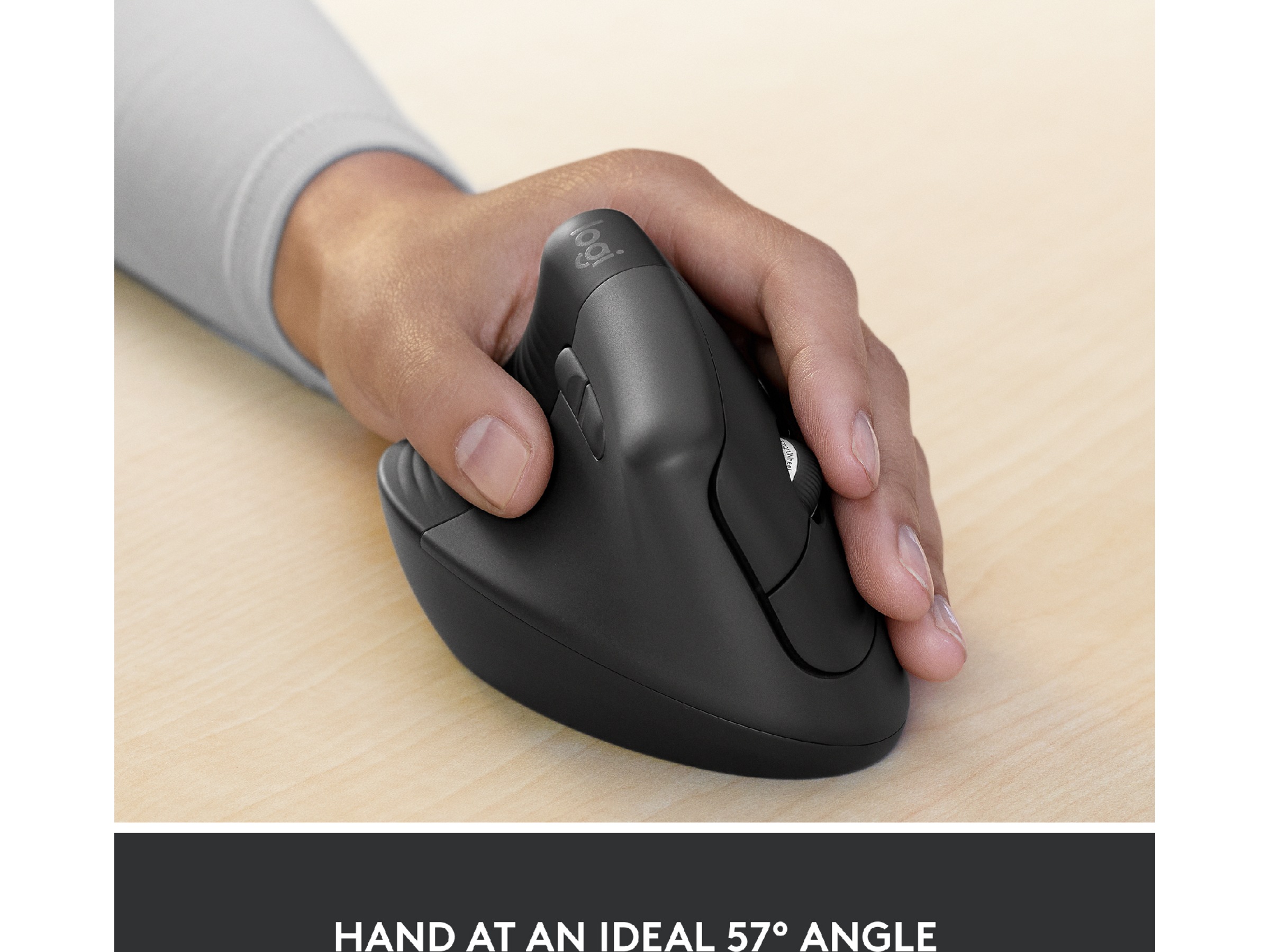 Logitech Lift Vertikal Business Venstre mus (graphite) Mus