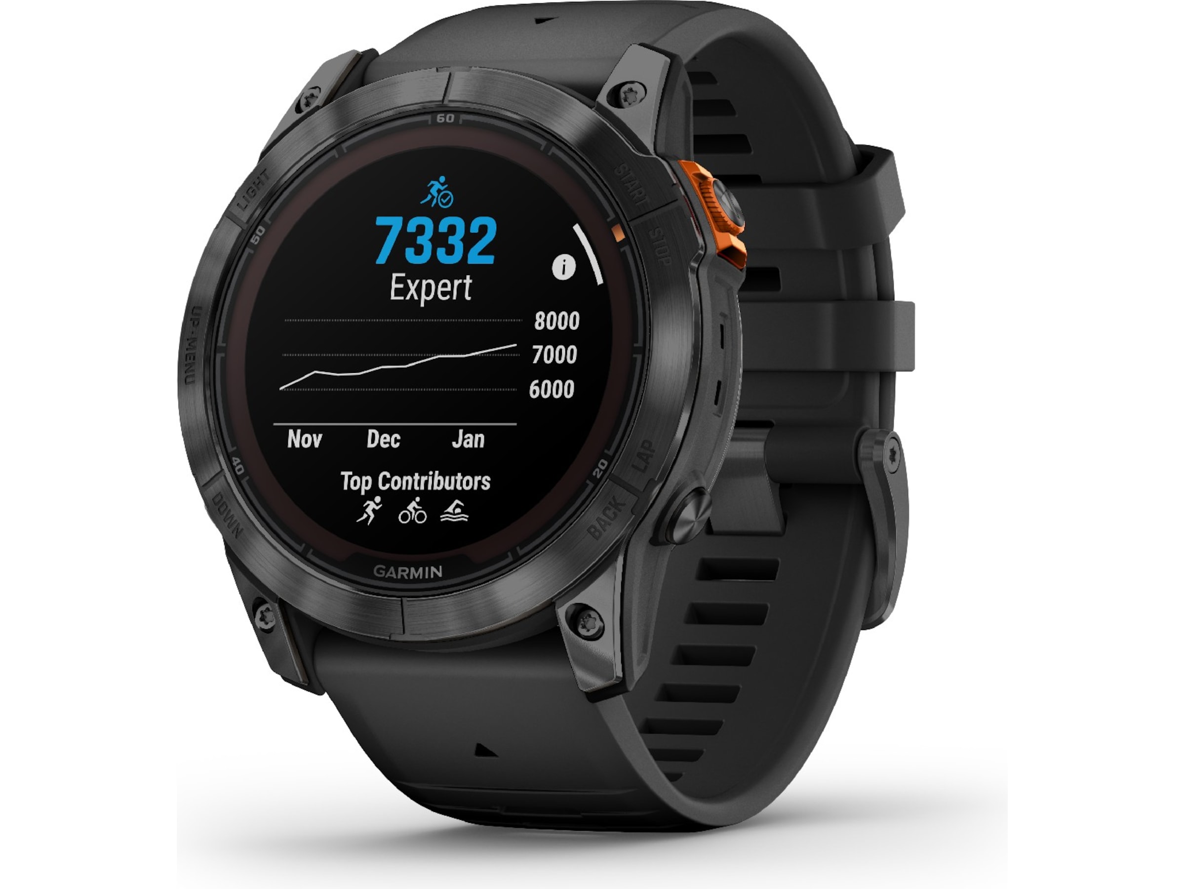 Garmin fenix 7X Pro Solar 51mm GPS (slate gray/black) Smartklokker