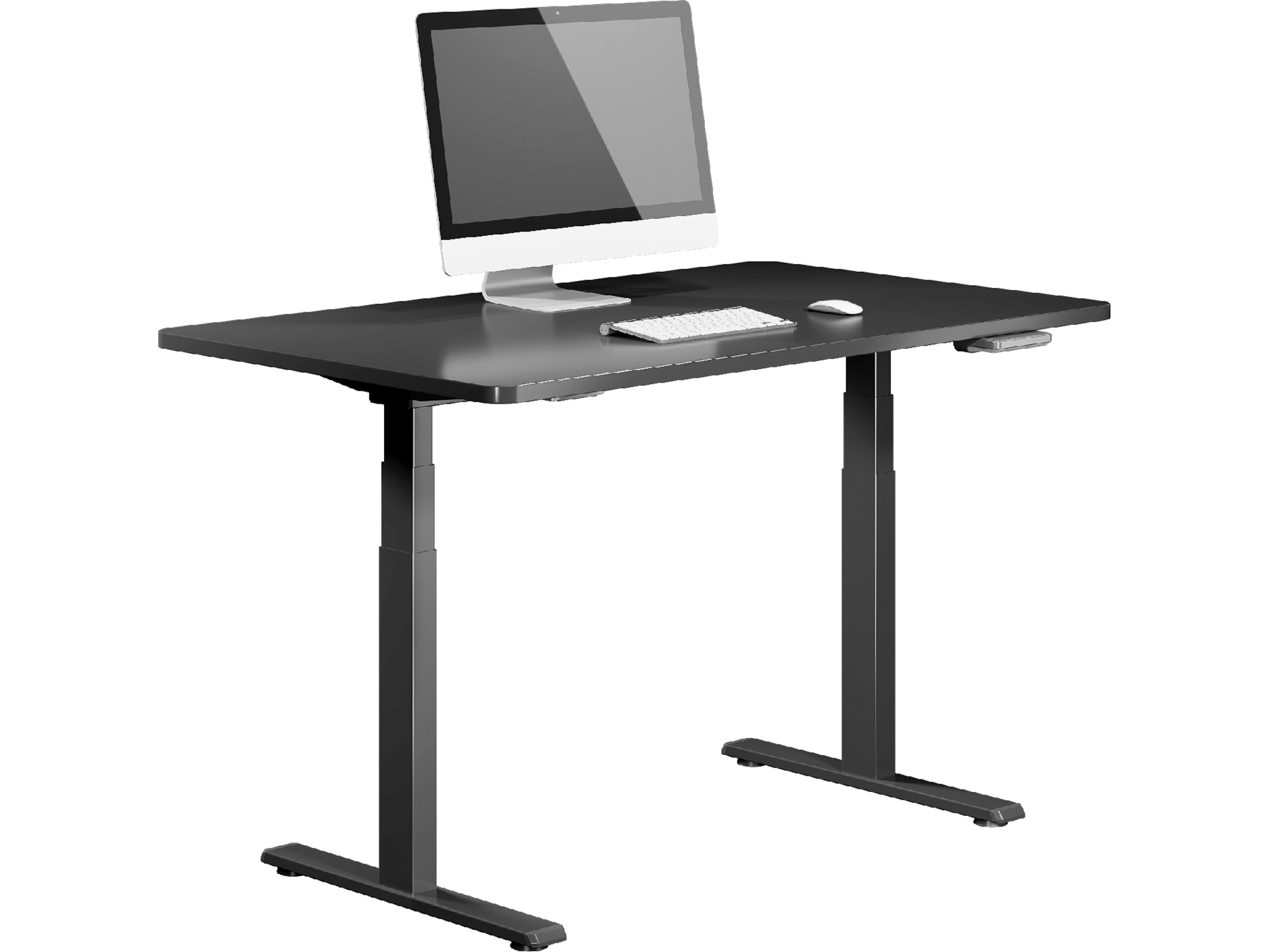 Ergonomisk Hev/Senk skrivebord 120cm (sort) Skrivebord