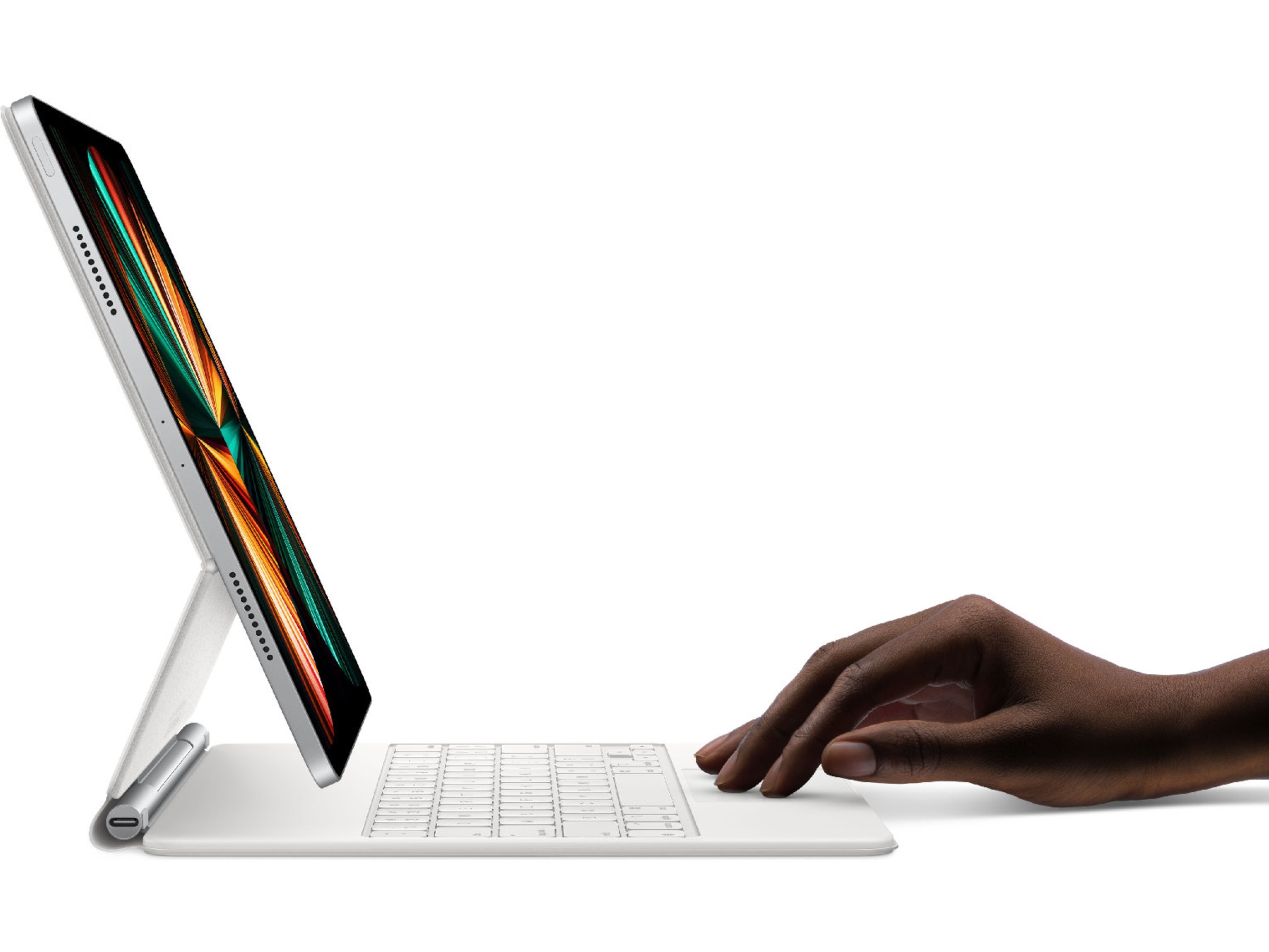 Apple iPad Pro 11" Magic Keyboard 11 (white) Tastatur og stylus