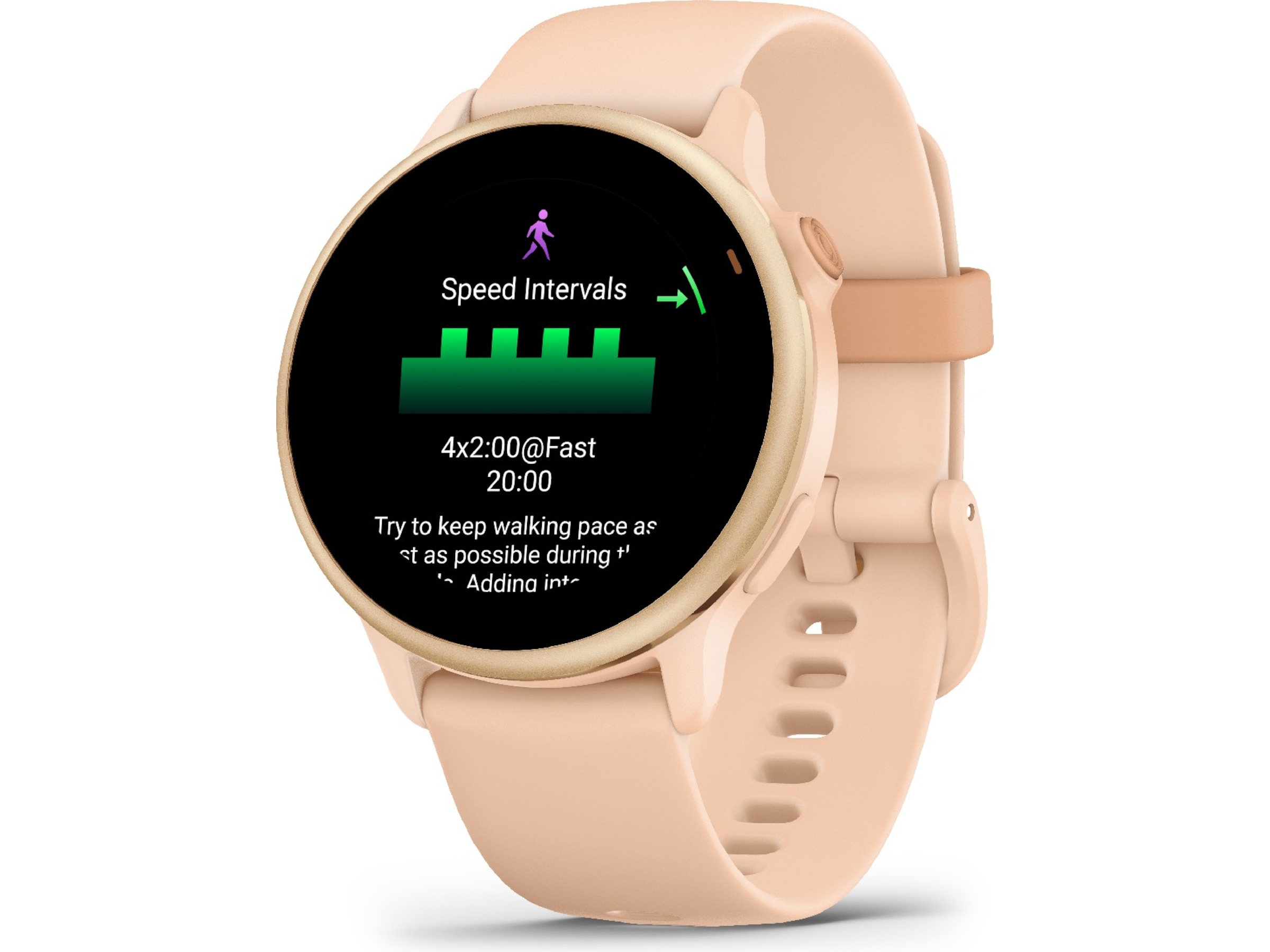 Garmin Vivoactive 6 AMOLED 42mm GPS (pink dawn) Smartklokker