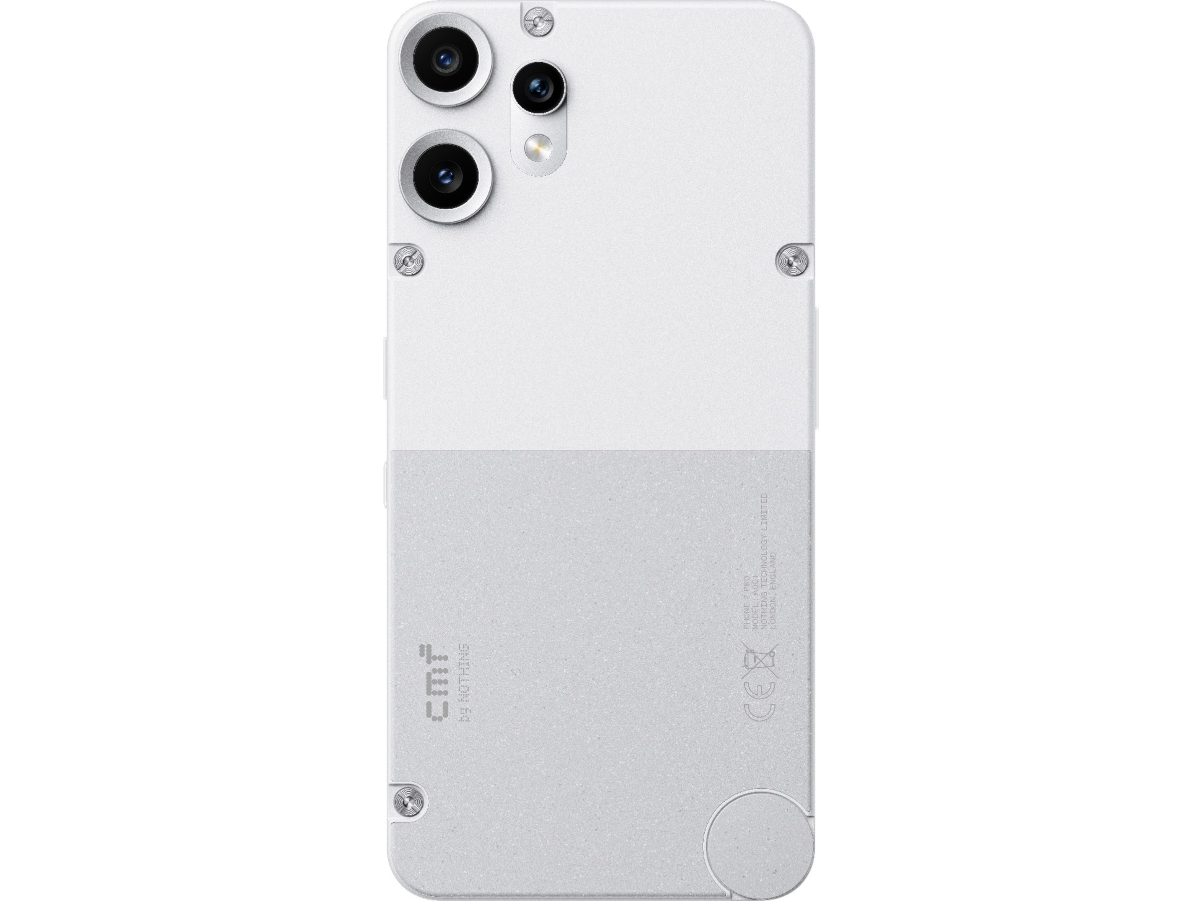 CMF Phone 2 Pro 128GB (hvit) Mobiltelefoner