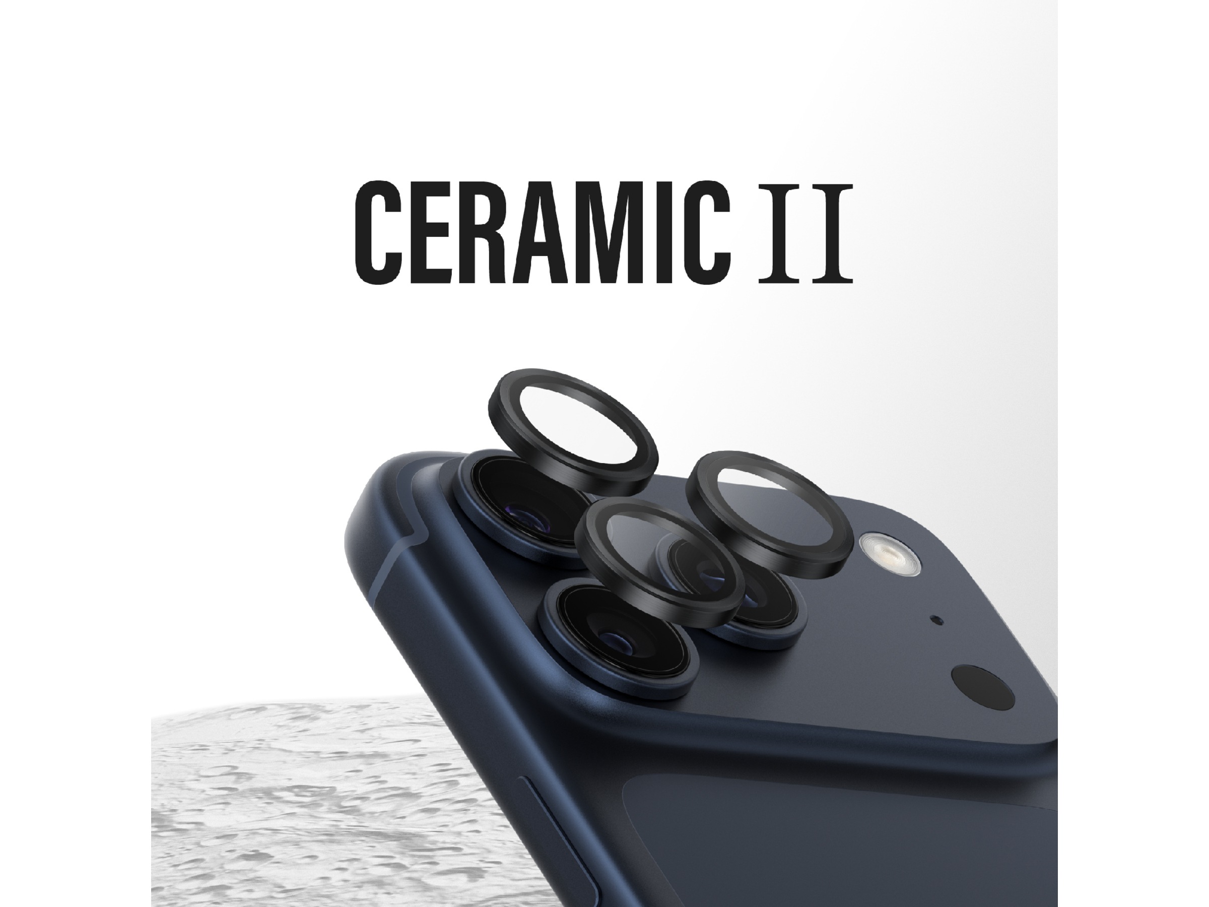 PanzerGlass iPhone 17 Pro / 17 Pro Max / 16 Pro / 16 Pro Max Hoops Ceramic II Linsebeskytter Skjermbeskyttelse