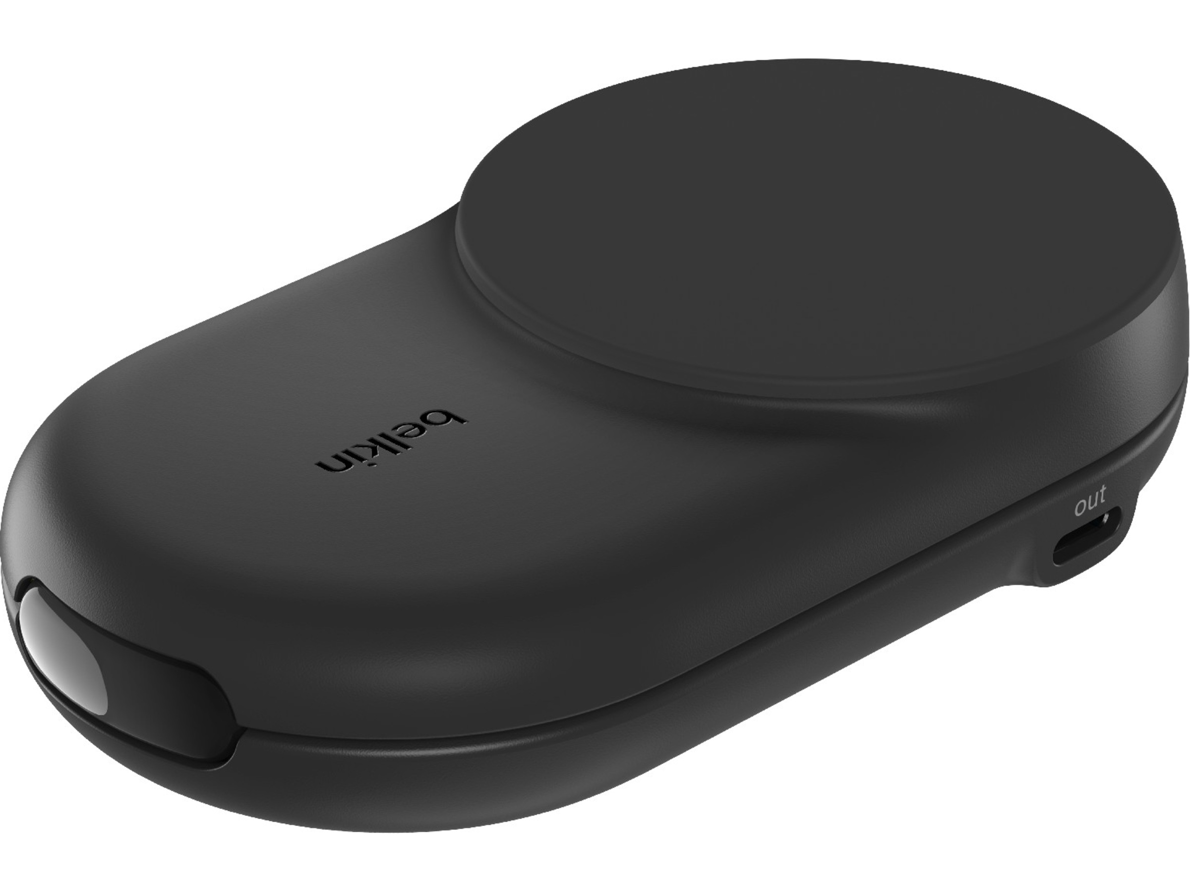 Belkin UltraCharge 2-in-1 Qi2 Trådløs lader (sort) Trådløs lader