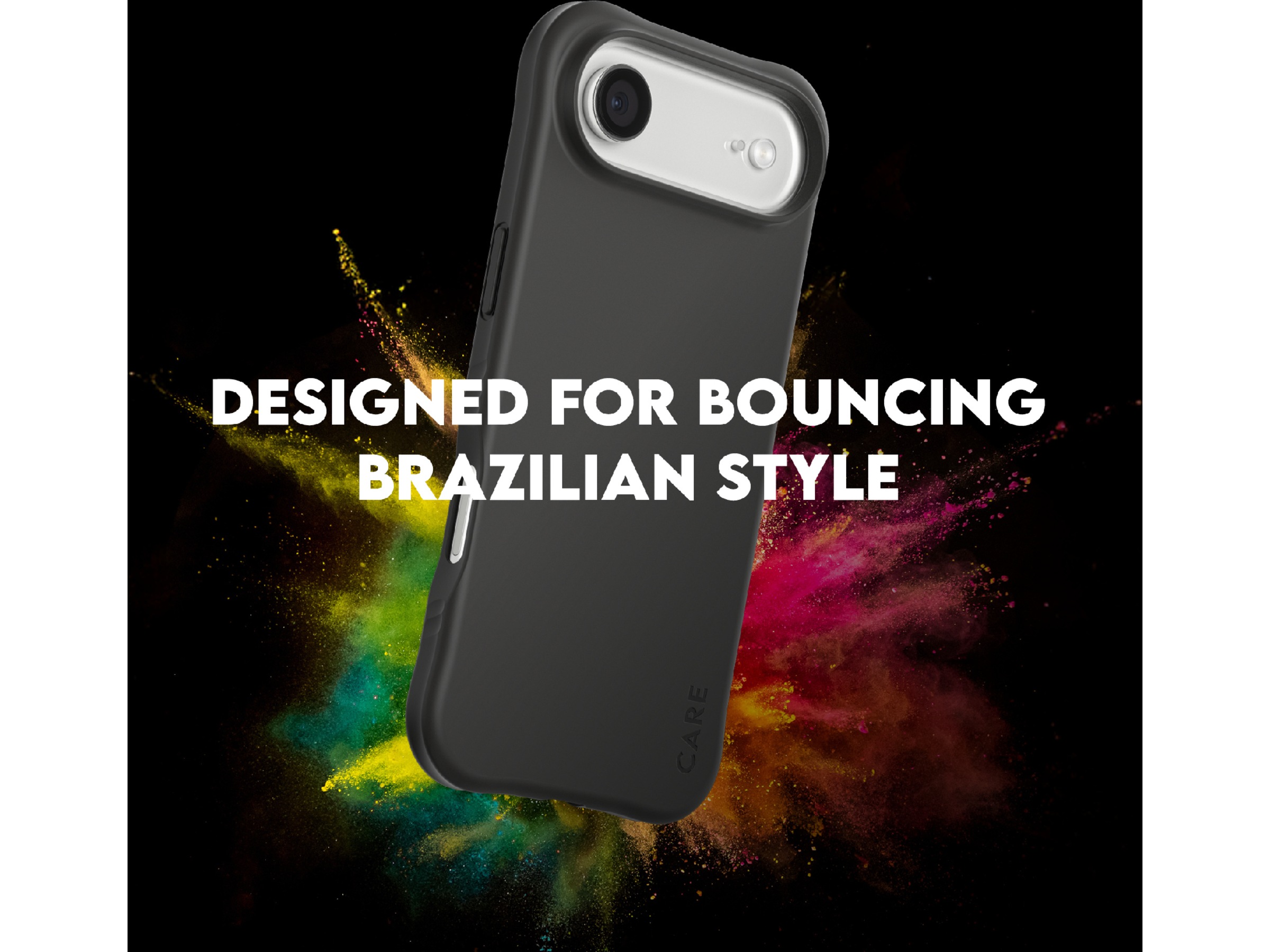 PanzerGlass CARE iPhone Air Samba Hardcase deksel (sort) Deksel til mobiltelefon