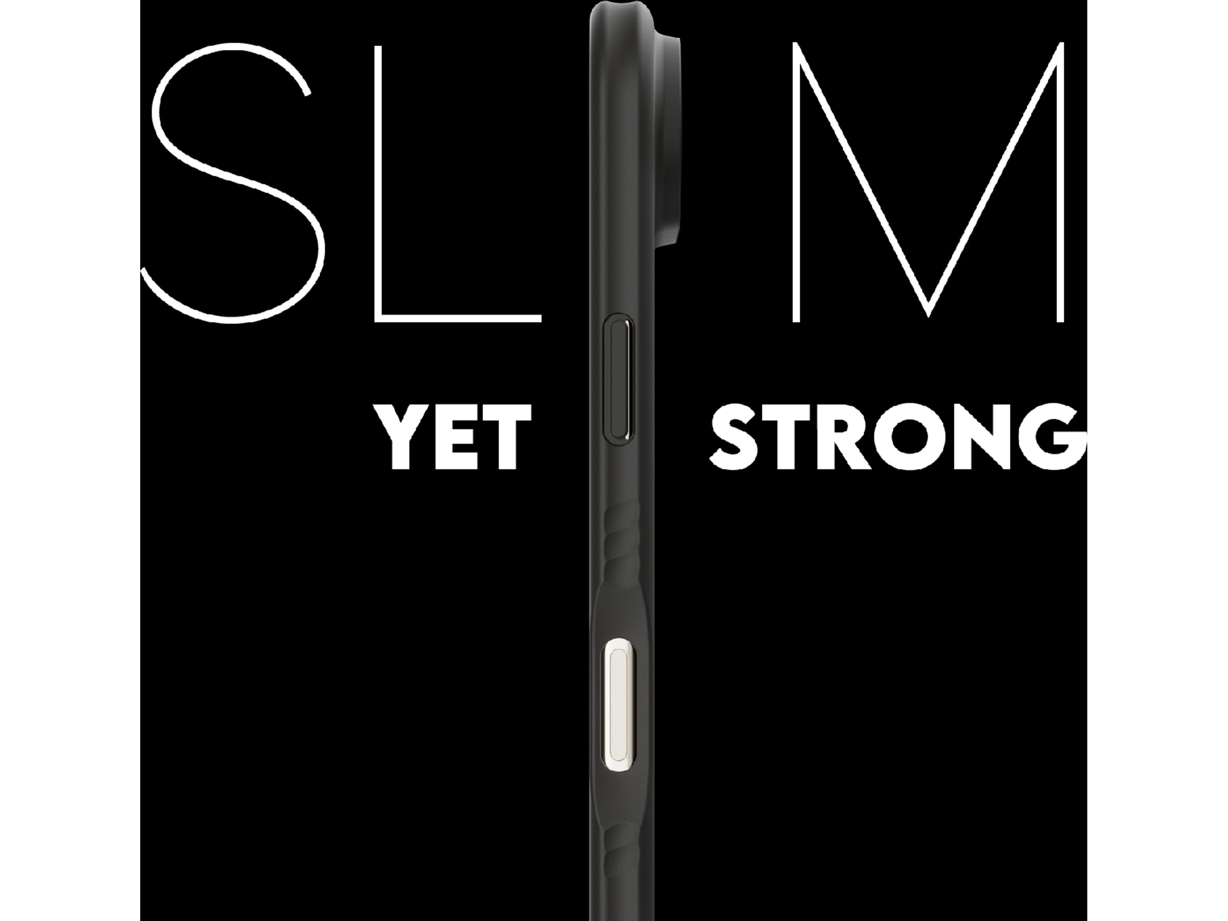 PanzerGlass CARE iPhone Air Samba Hardcase deksel (sort) Deksel til mobiltelefon