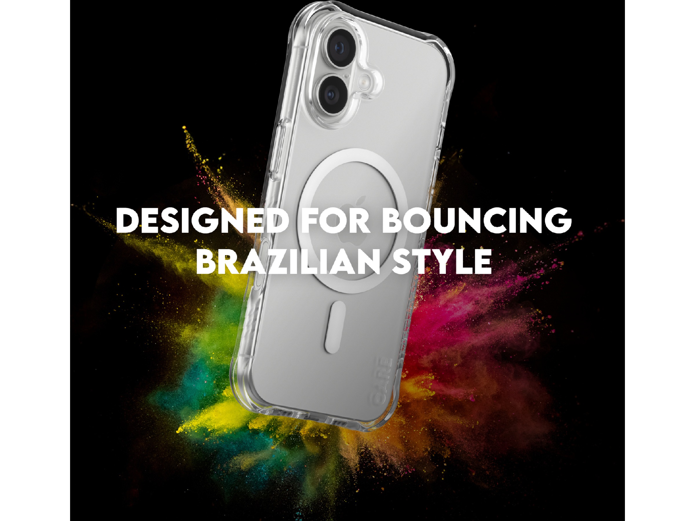 PanzerGlass CARE iPhone 17 Samba Hardcase deksel (gjennomsiktig/hvit) Deksel til mobiltelefon