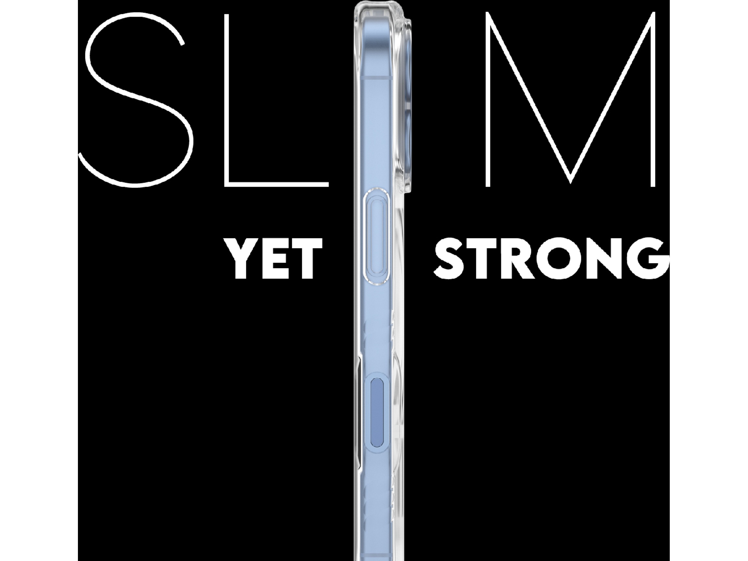 PanzerGlass CARE iPhone 17 Samba Hardcase deksel (gjennomsiktig/hvit) Deksel til mobiltelefon