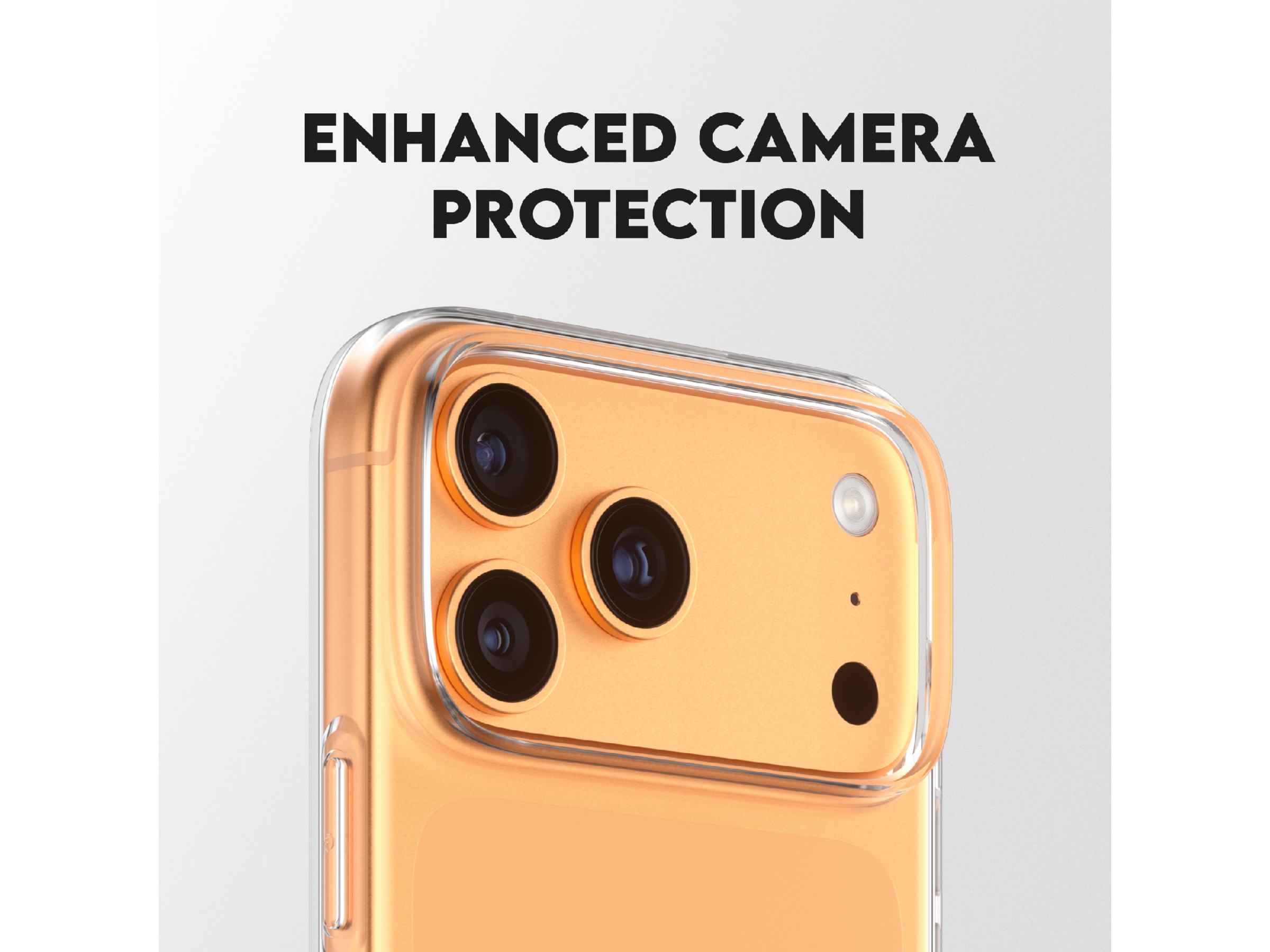 PanzerGlass CARE iPhone 17 Pro Max Fashion Silikondeksel (gjennomsiktig) Deksel til mobiltelefon