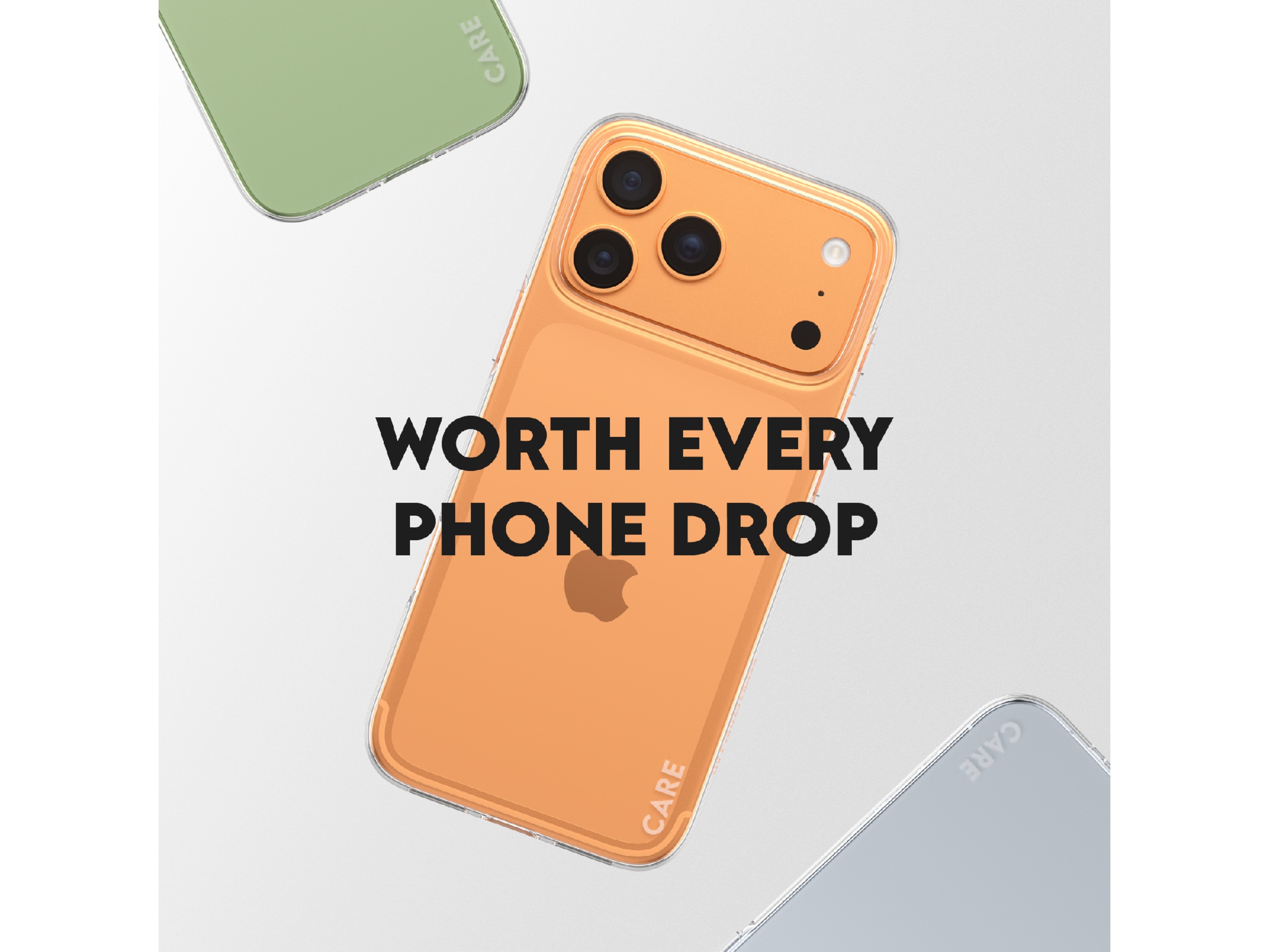 PanzerGlass CARE iPhone 17 Pro Max Fashion Silikondeksel (gjennomsiktig) Deksel til mobiltelefon