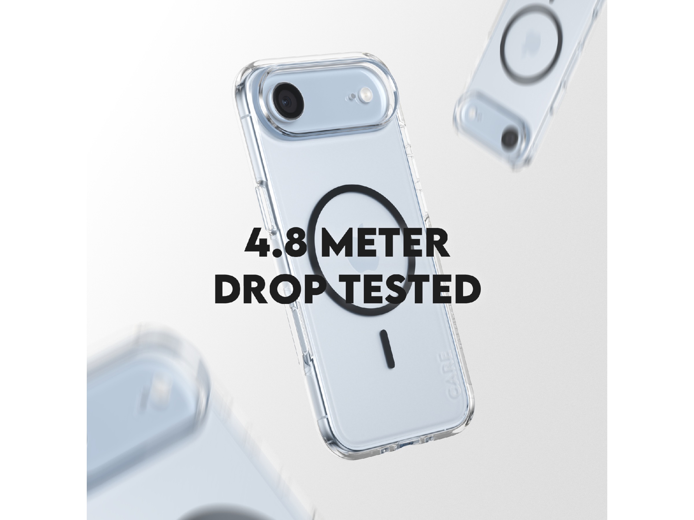 PanzerGlass CARE iPhone Air Urban Explorer deksel (gjennomsiktig/sort) Deksel til mobiltelefon