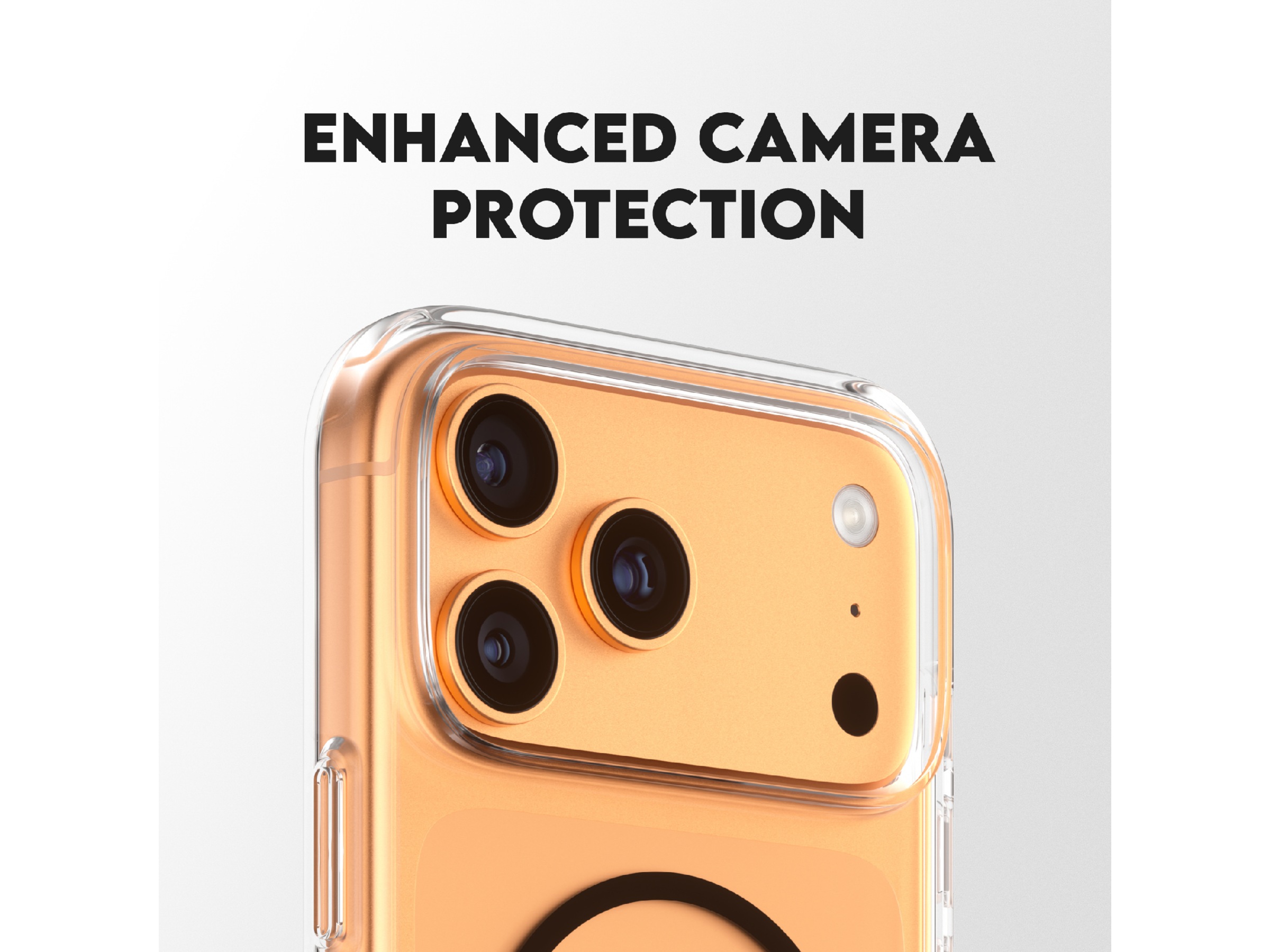 PanzerGlass CARE iPhone 17 Pro Max Urban Explorer deksel (gjennomsiktig/sort) Deksel til mobiltelefon