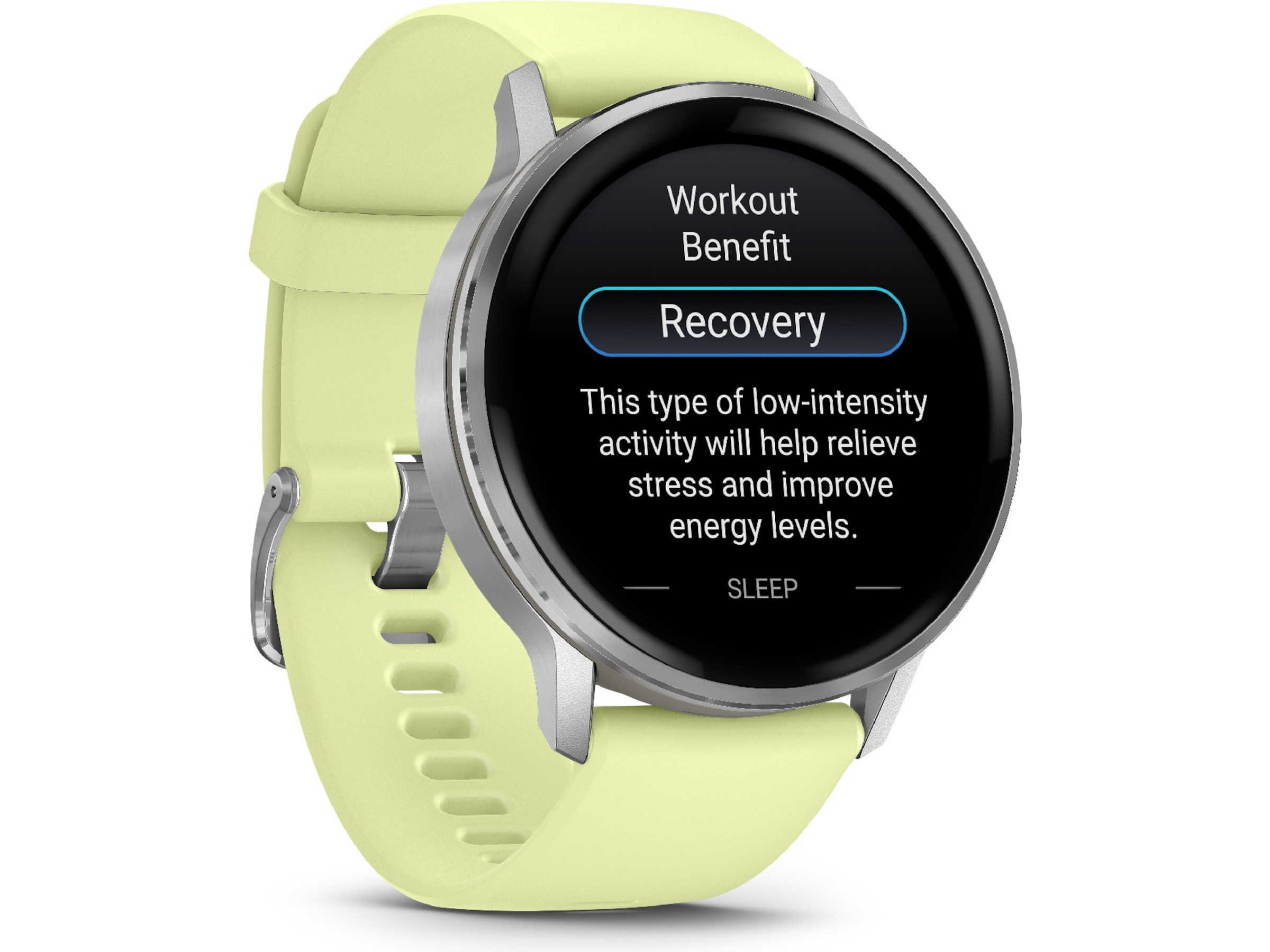 Garmin Venu 4 45mm GPS (silver/citron) Smartklokker