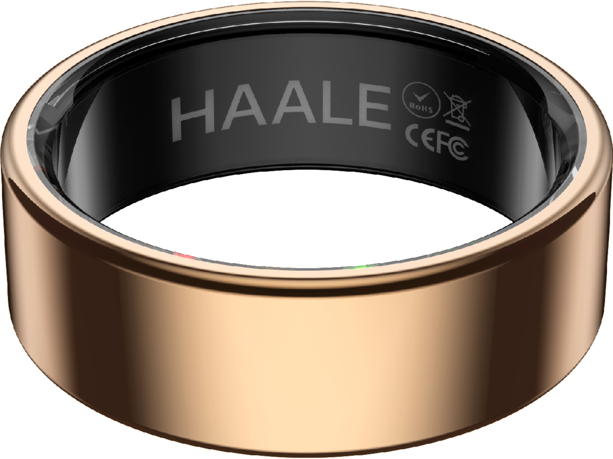 Haale II Smart Ring str. 8 (rosegull) -B-Grade Demo tilbehør til mobiler & klokker