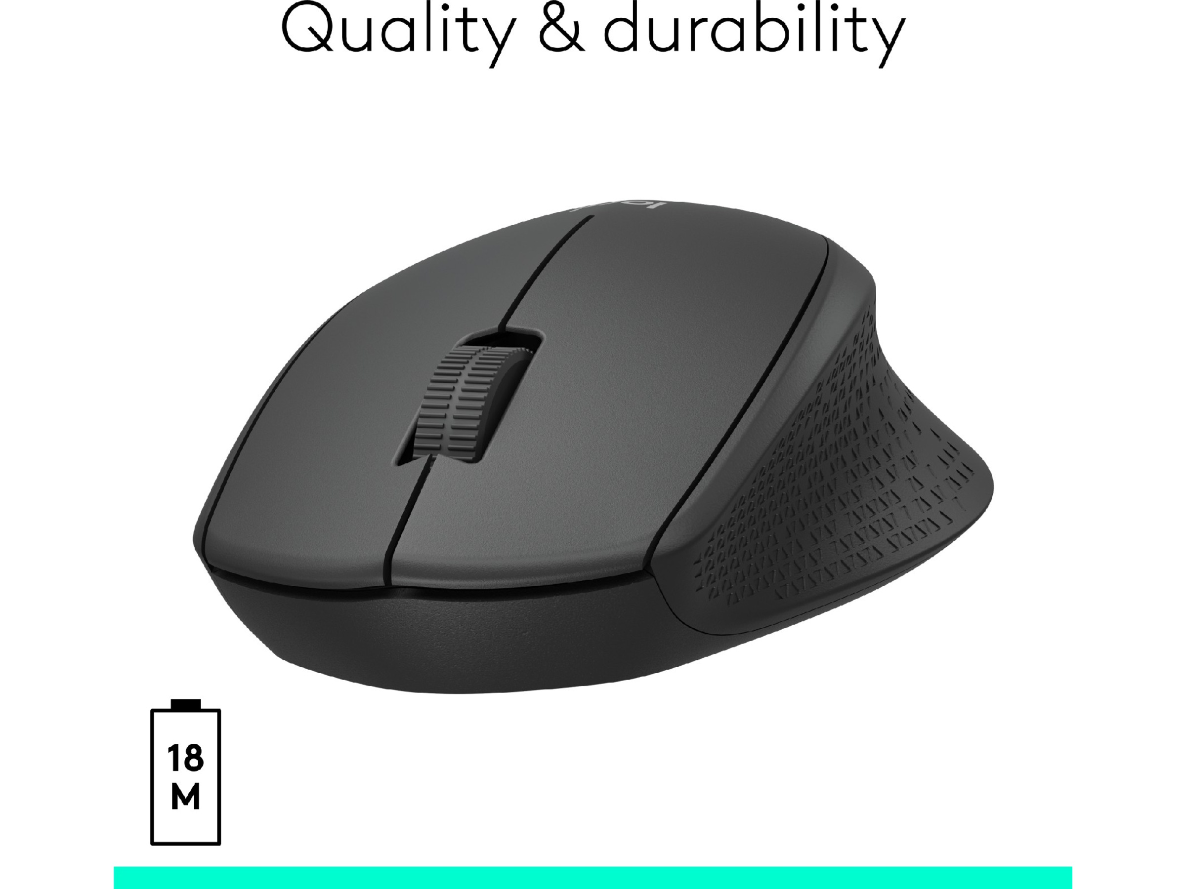 Logitech M330 Silent Plus Trådløs PC mus (sort) Mus