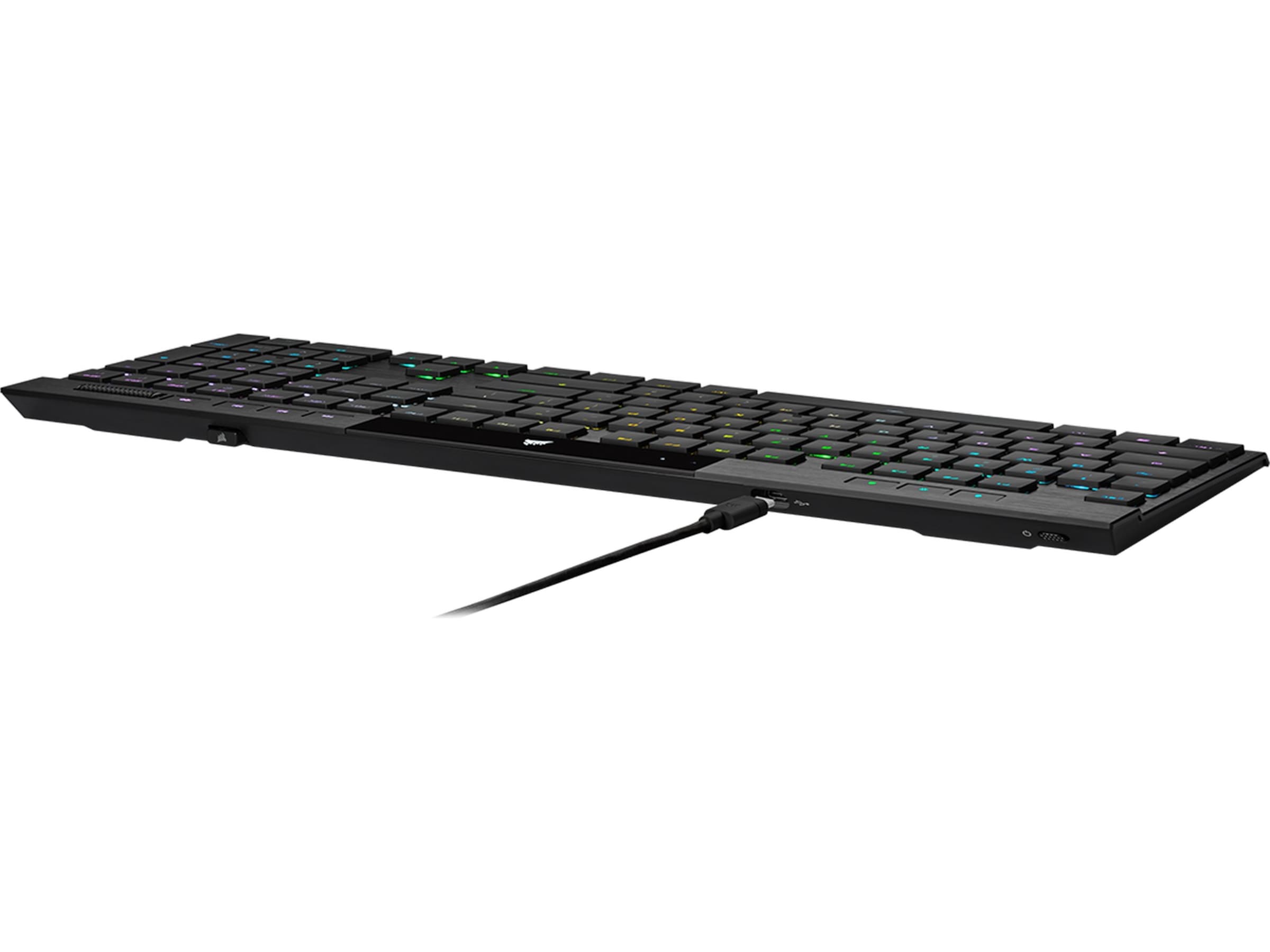 Corsair K100 Trådløst Gamingtastatur RGB (sort) Gamingtastatur