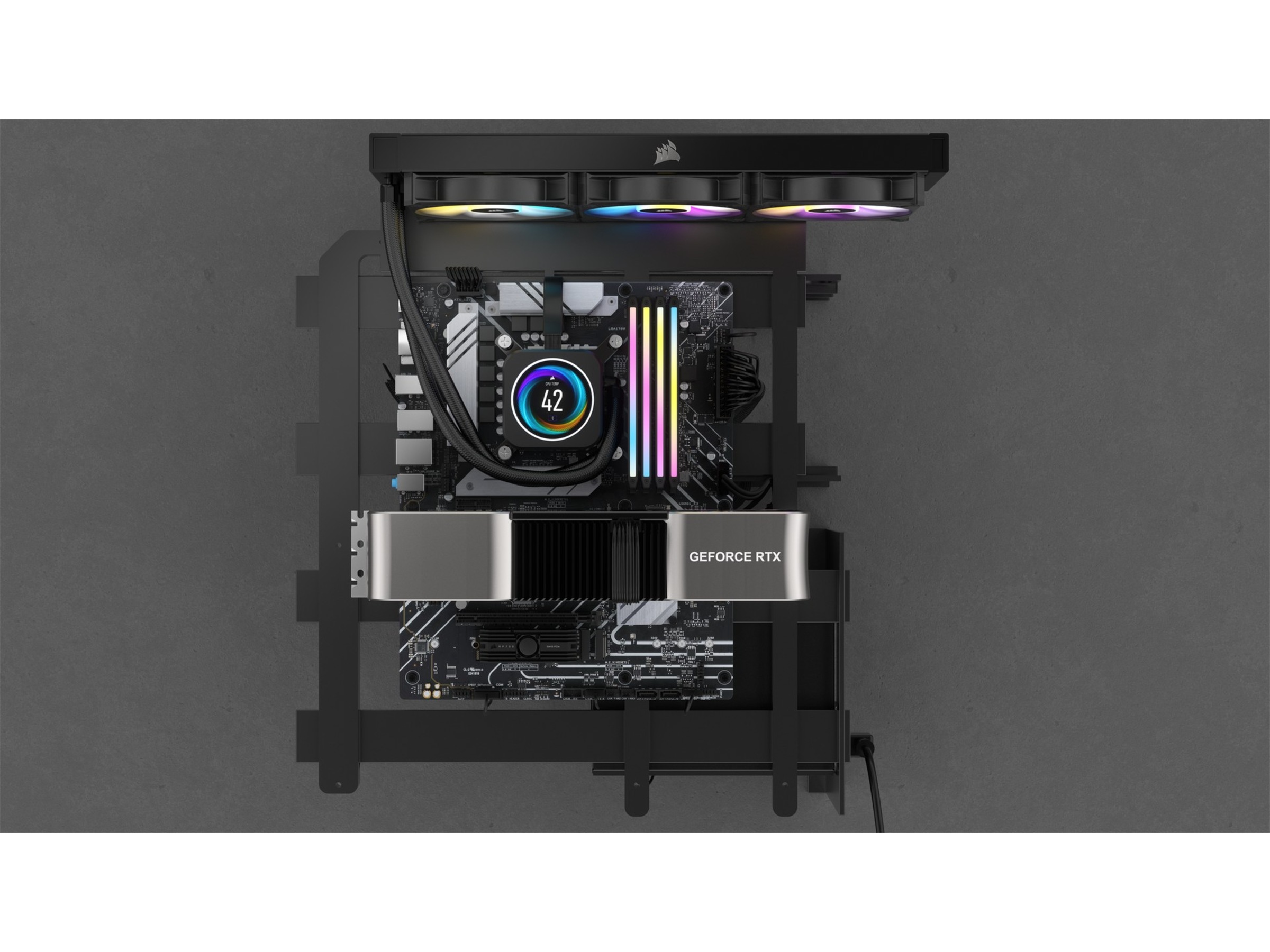 Corsair Dominator Titanium RGB DDR5 6400MHz 64GB (sort) Minnebrikker