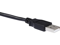 USB-A til USB Micro-B kabel 0,3m (sort) USB-kabler